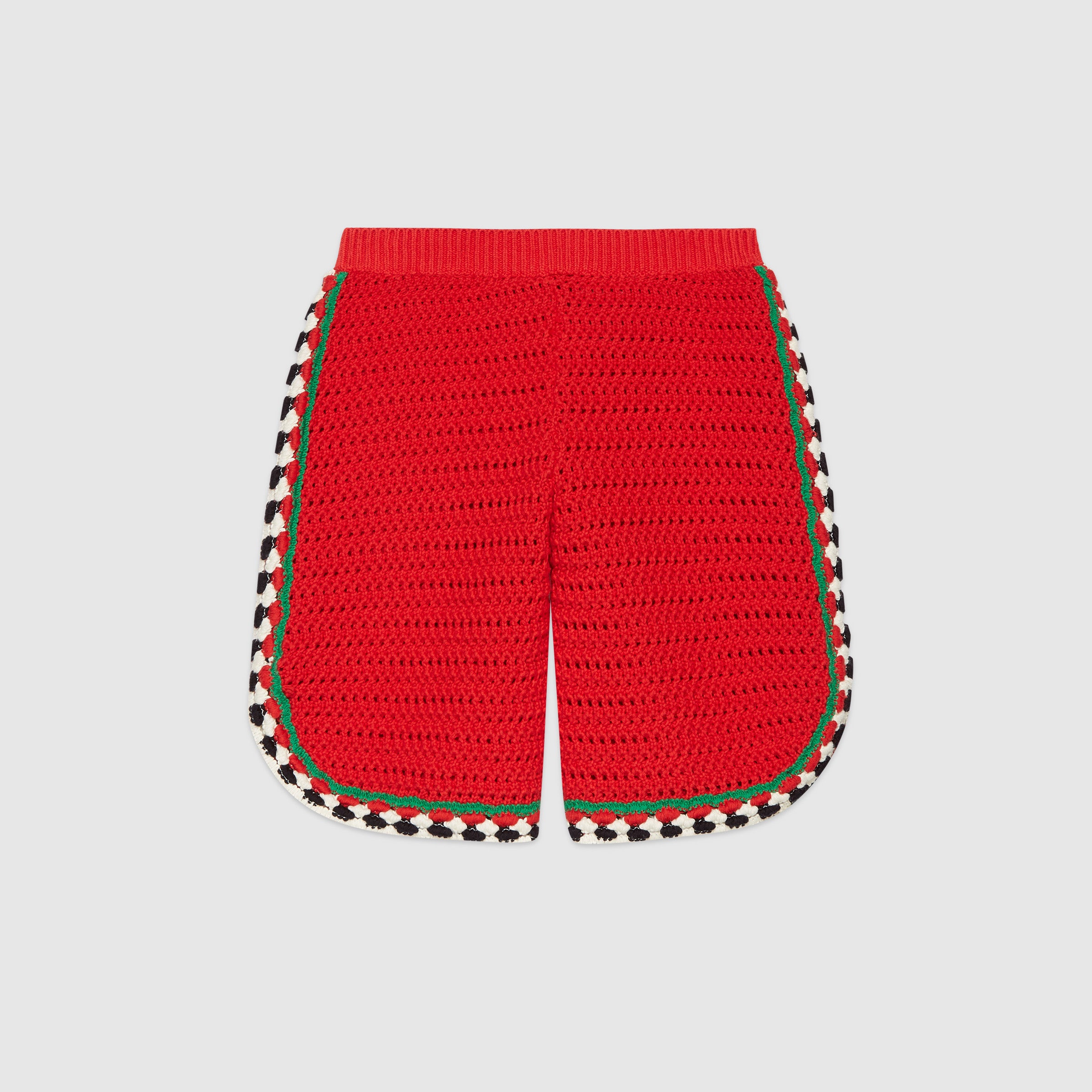 Girls Red Lace Shorts