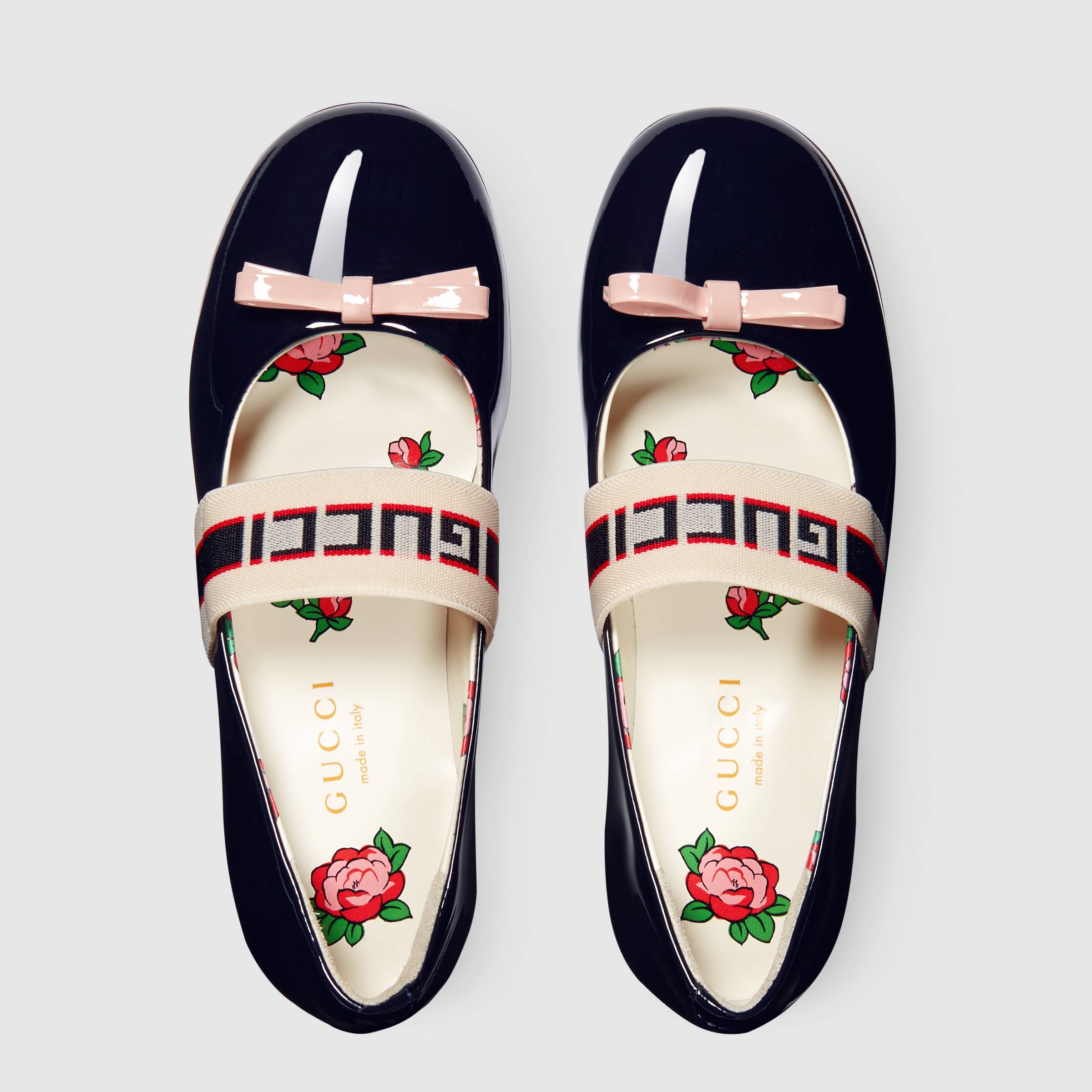 Girls Black Logo Shoes