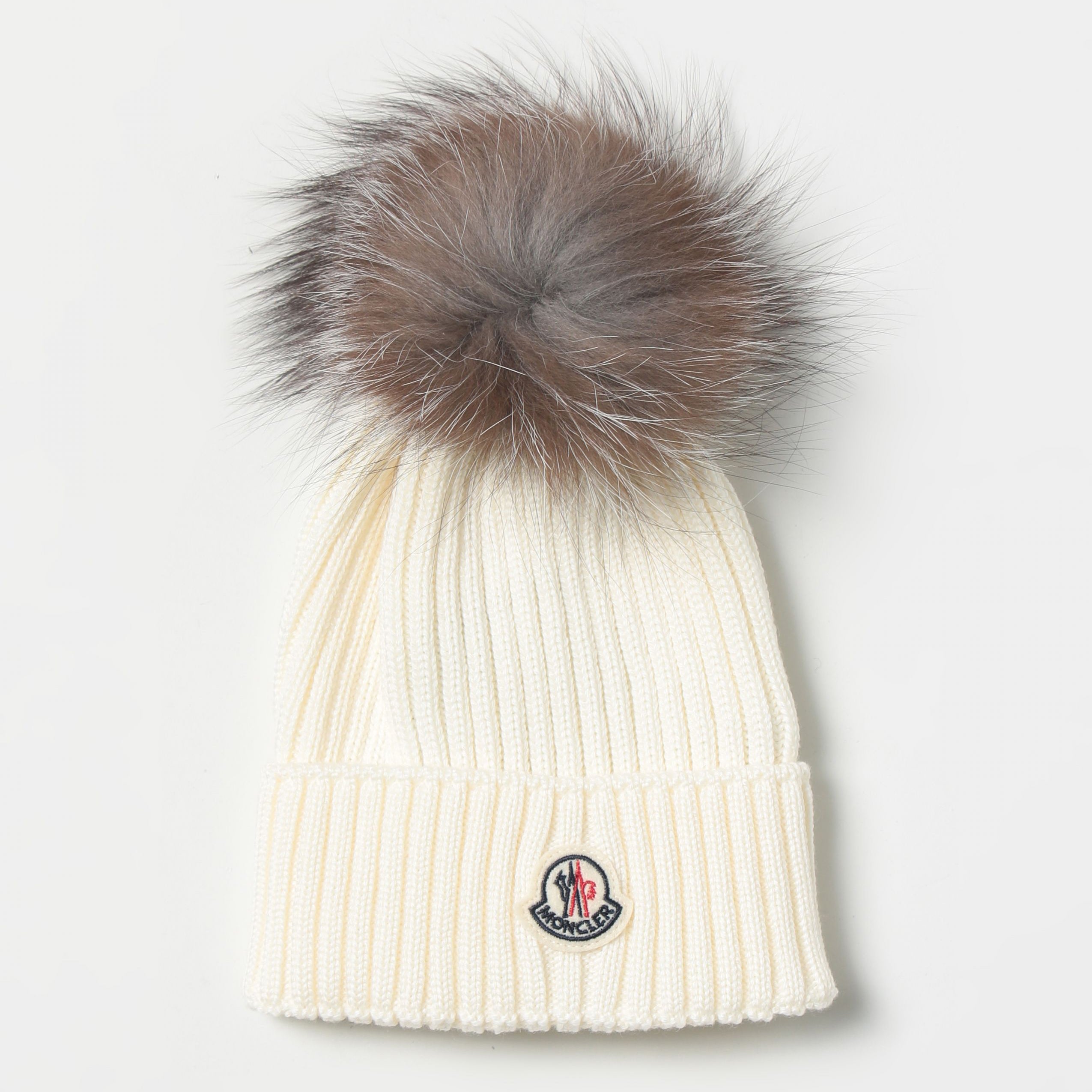 Boys & Girls White Wool Hat