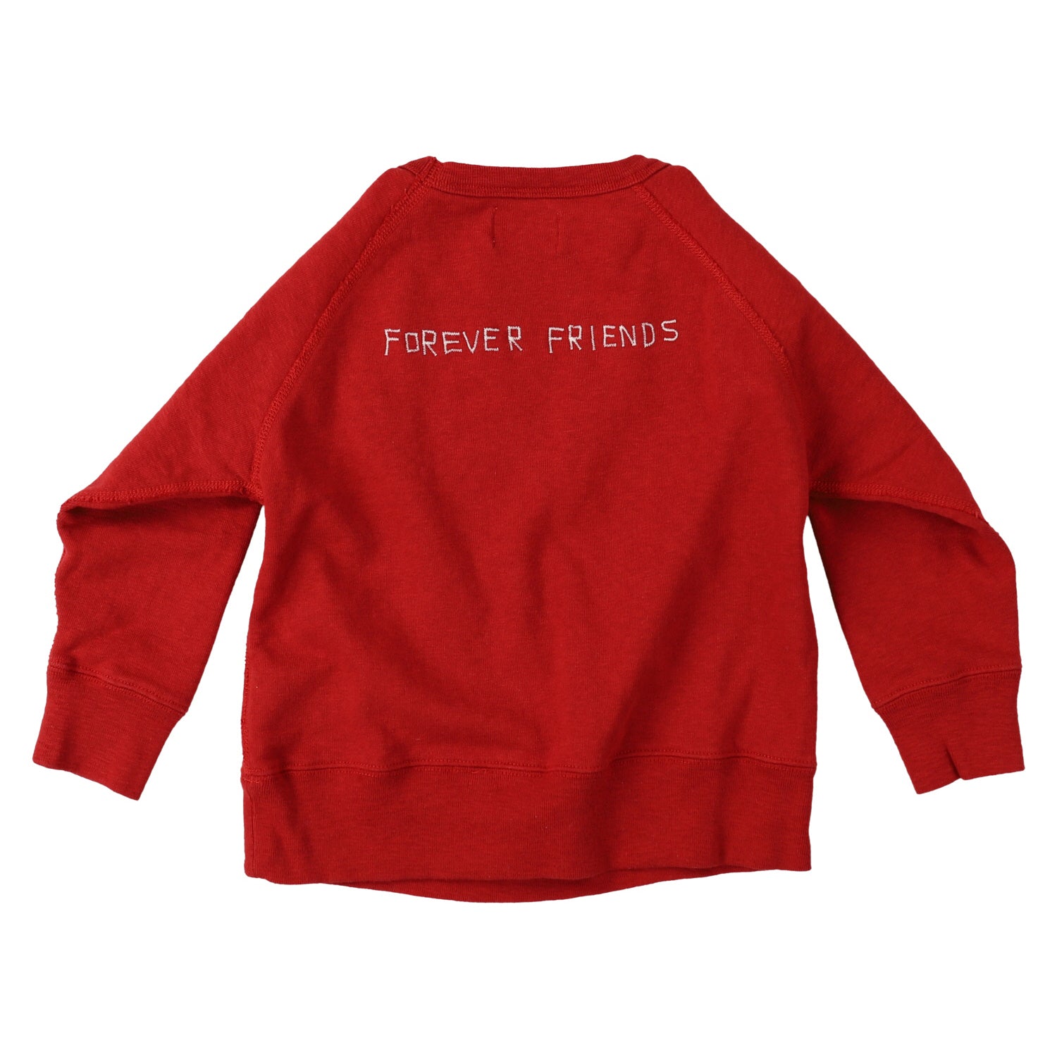 Boys & Girls Red Printed Cotton Sweatshirt