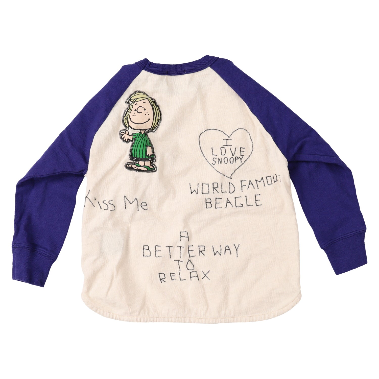 Boys & Girls Blue Printed Cotton T-Shirt