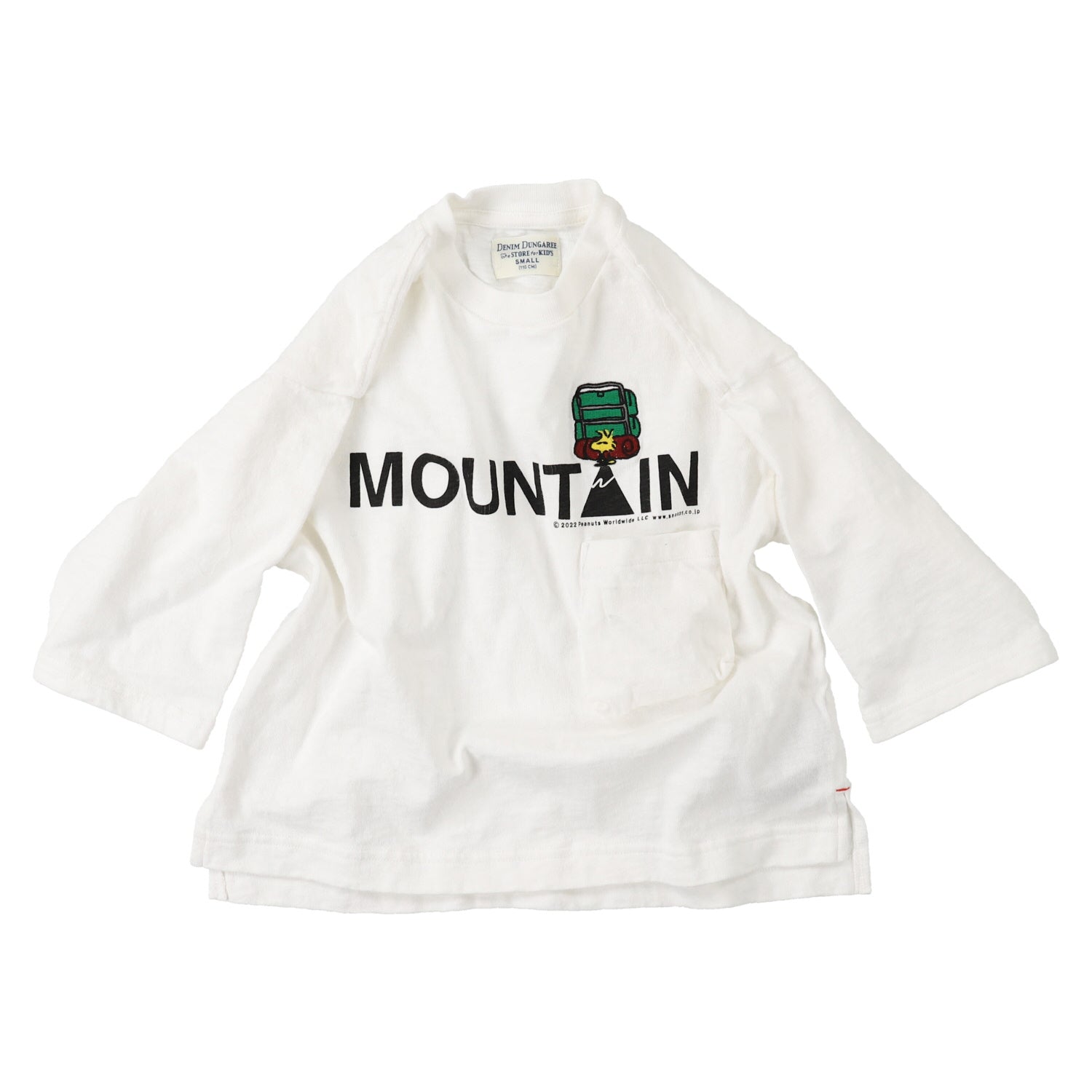 Boys & Girls White Printed Cotton T-Shirt