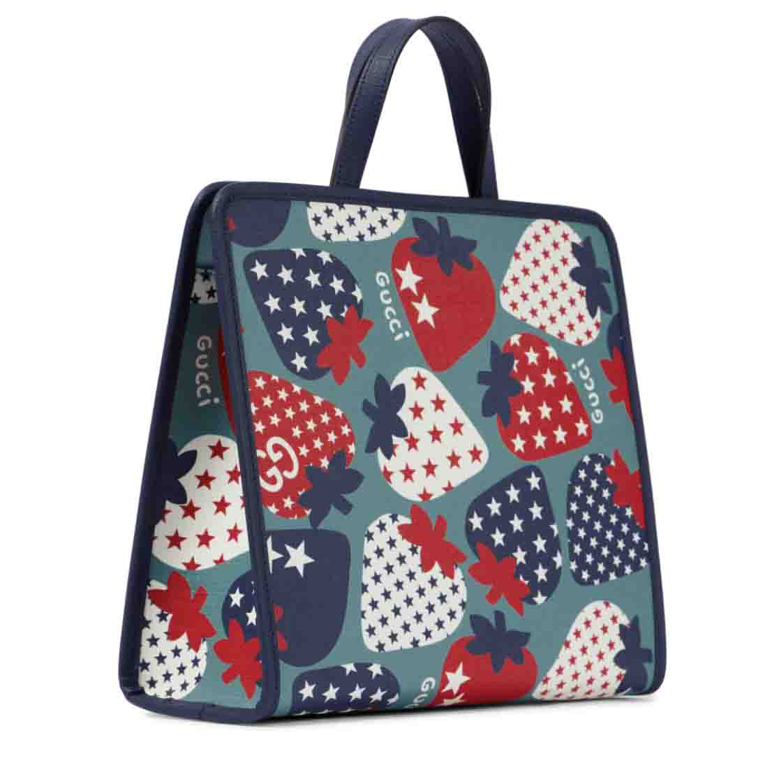 Girls Blue Strawberry Handbag