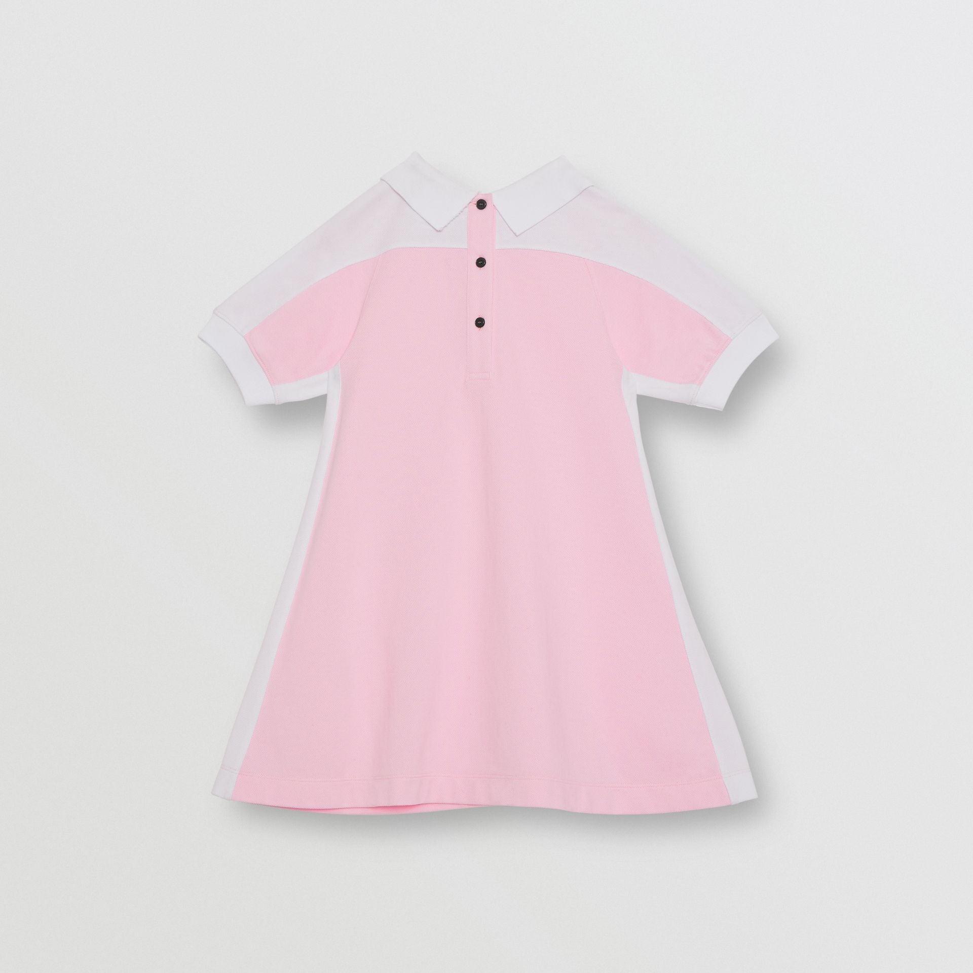 Girls Pink Logo Cotton Dress
