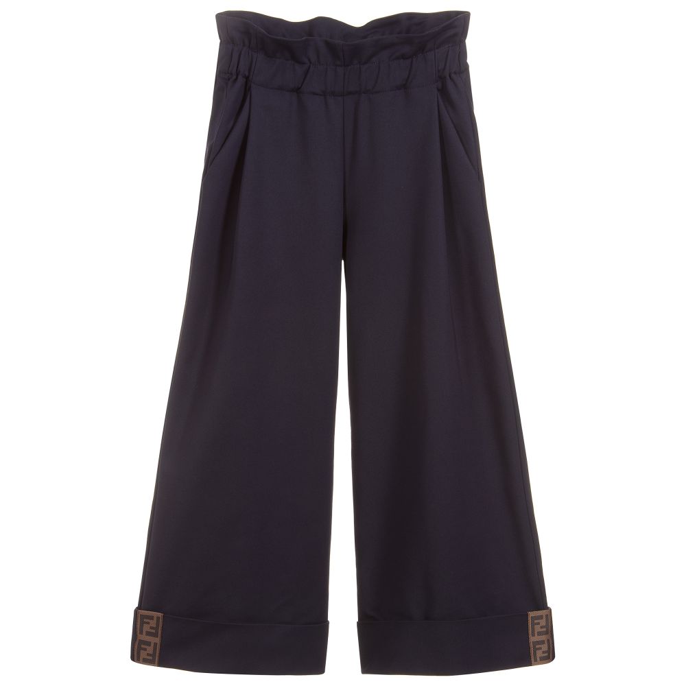 Girls Navy Blue Trousers