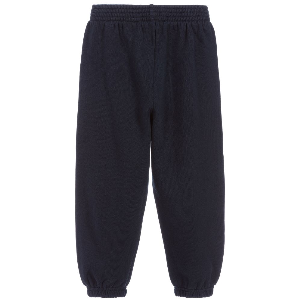 Boys & Girls Navy Cotton Jersey Trousers