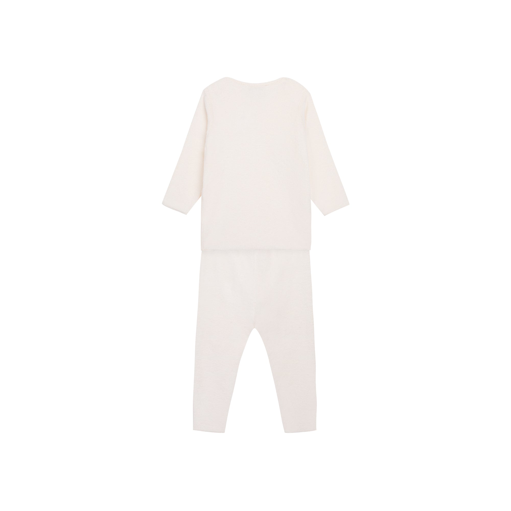 Baby Boys & Girls Beige Cotton Set