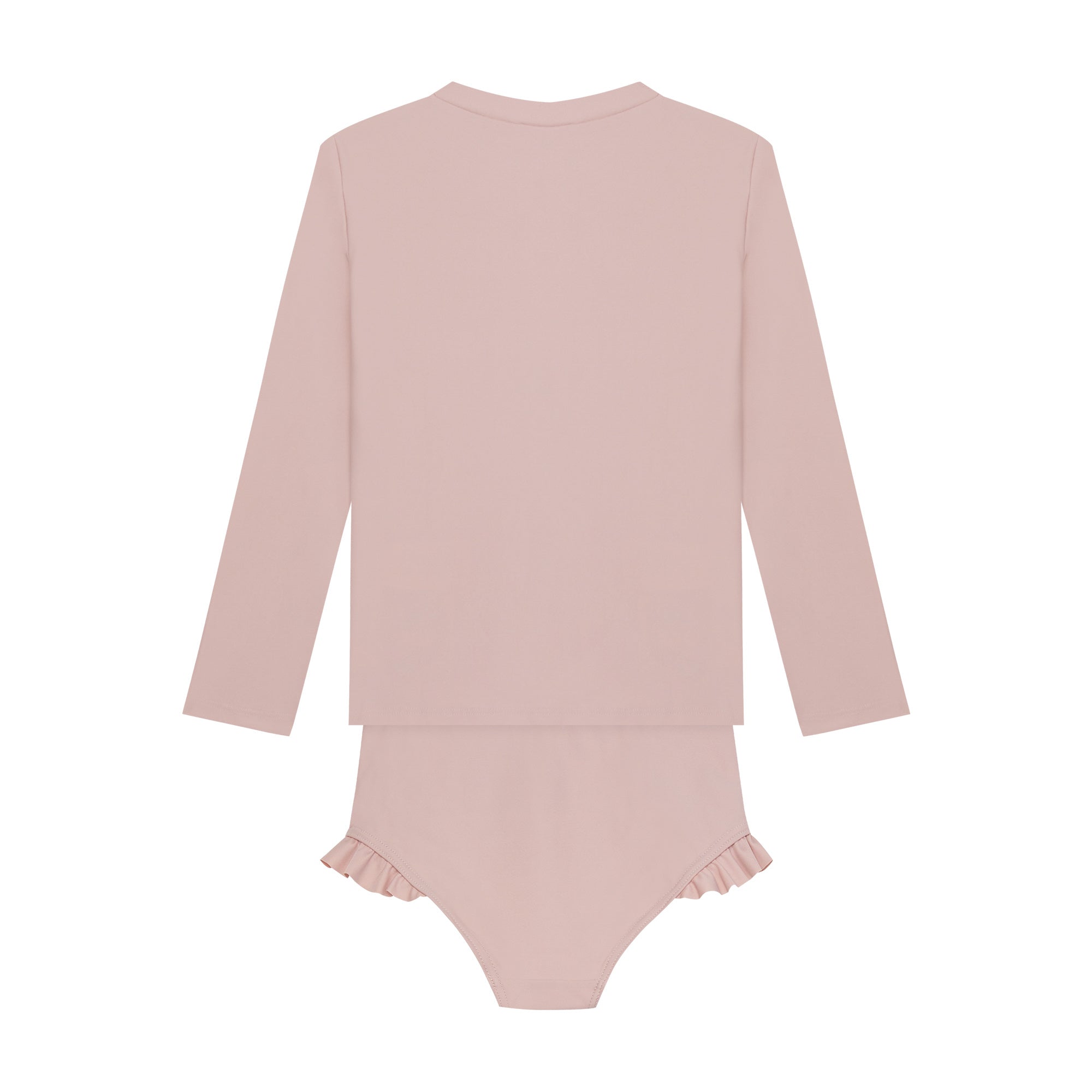 Girls Pink Logo Swimsuit Set