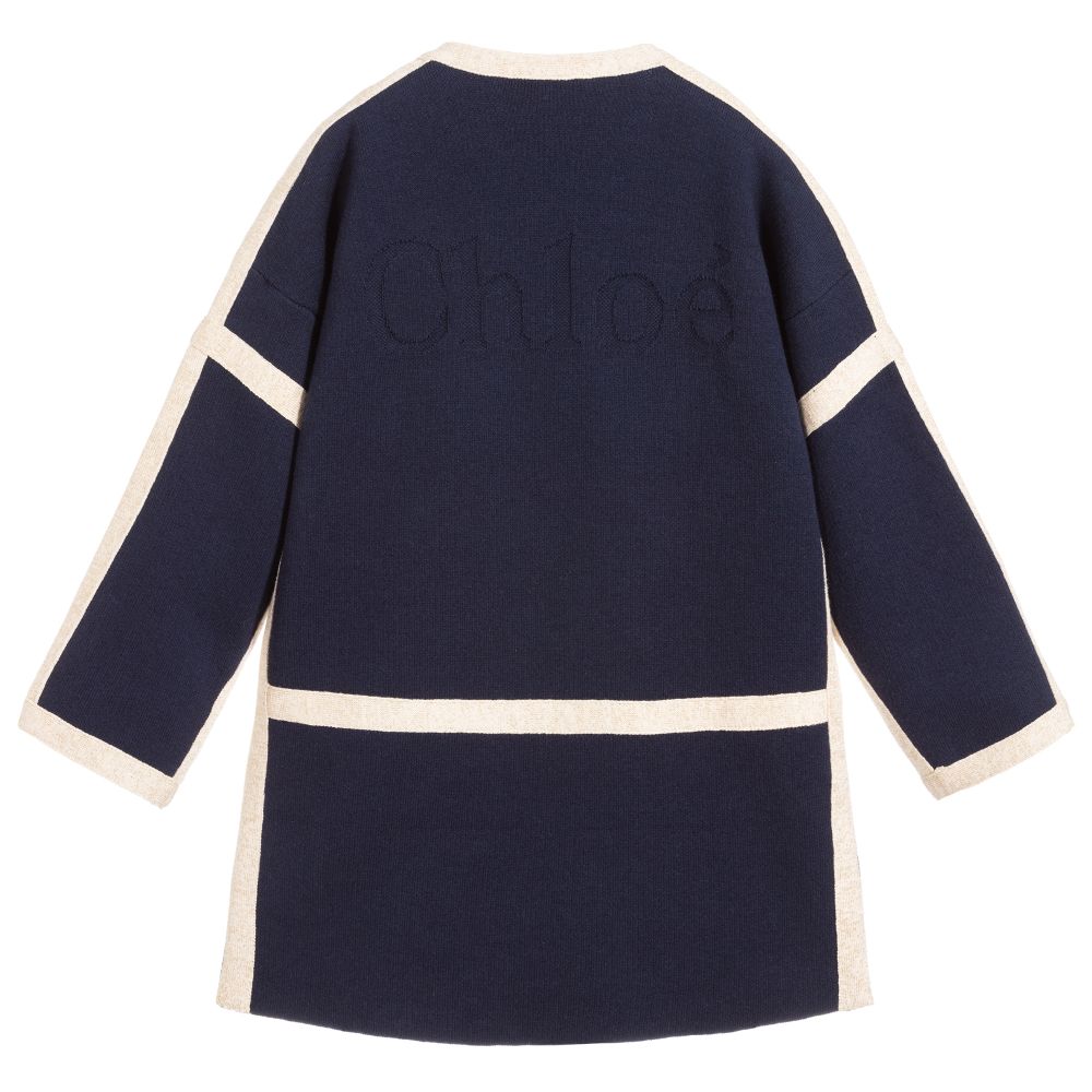Girls Blue Cotton Jacket