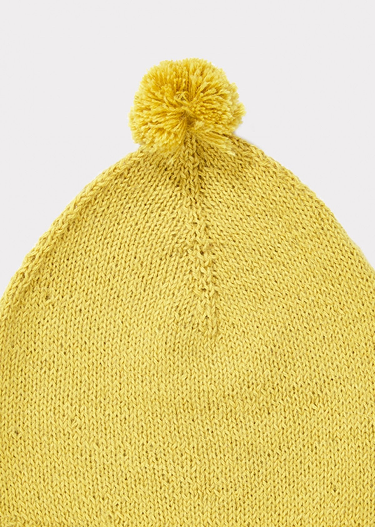 Girls Yellow Alpaca Wool Hat