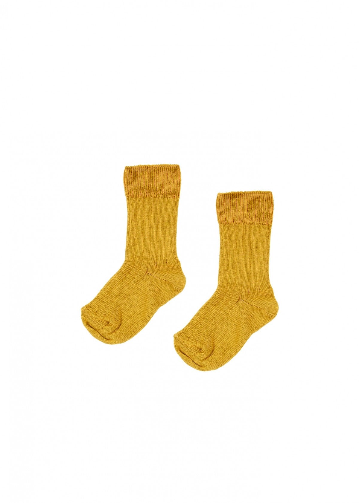 Girls Yellow Cotton Socks