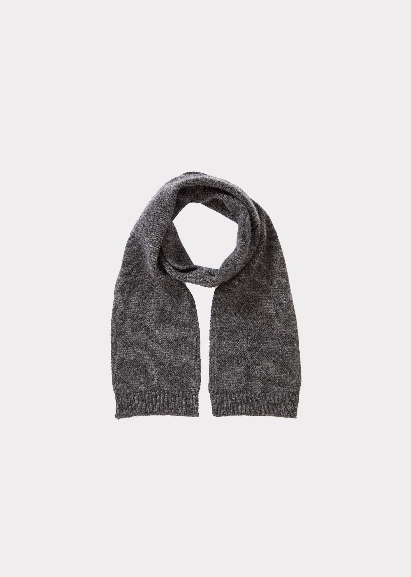 Boy & Girls Grey Cashmere Scarf