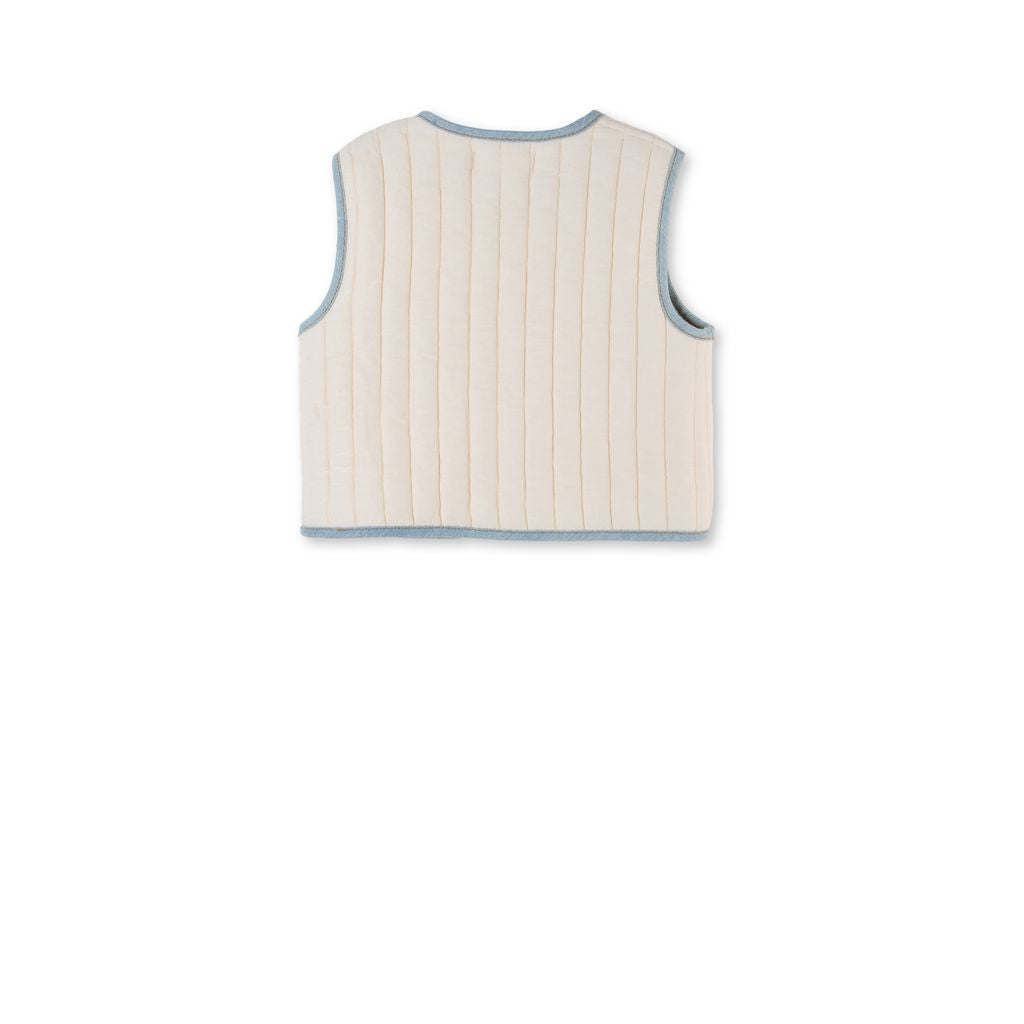 Girls Floral Appliqué Twister Vest