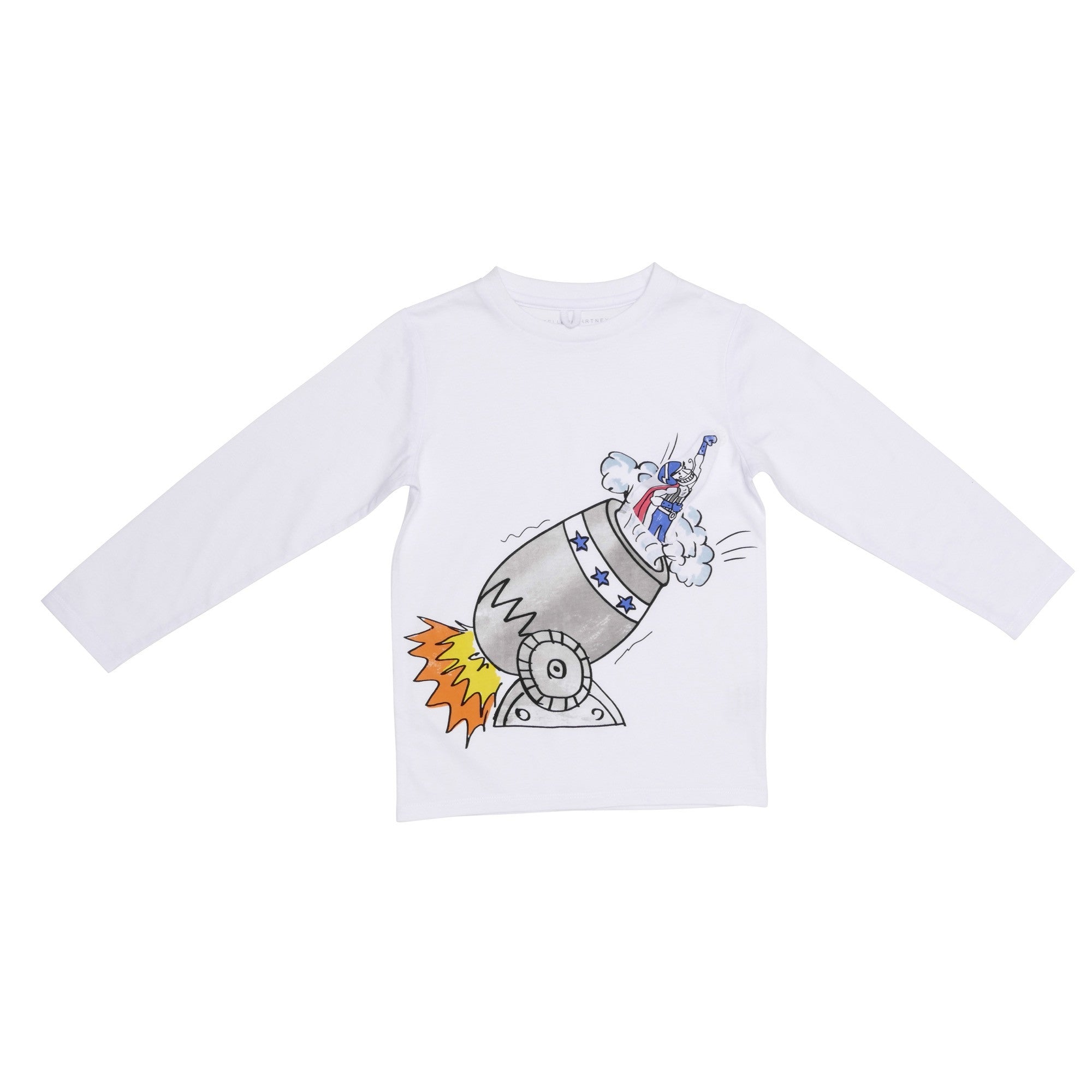 Boys White 'Barley' T-Shirt With Fancy Print Trims - CÉMAROSE | Children's Fashion Store