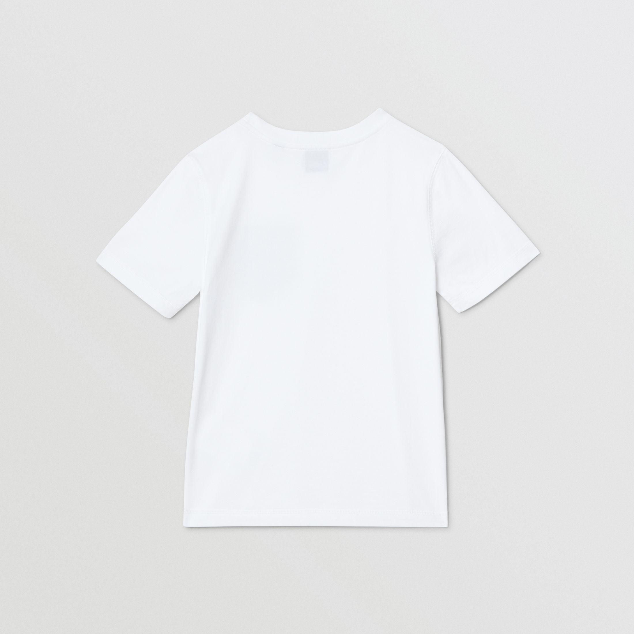 Boys White Cotton T-shirt