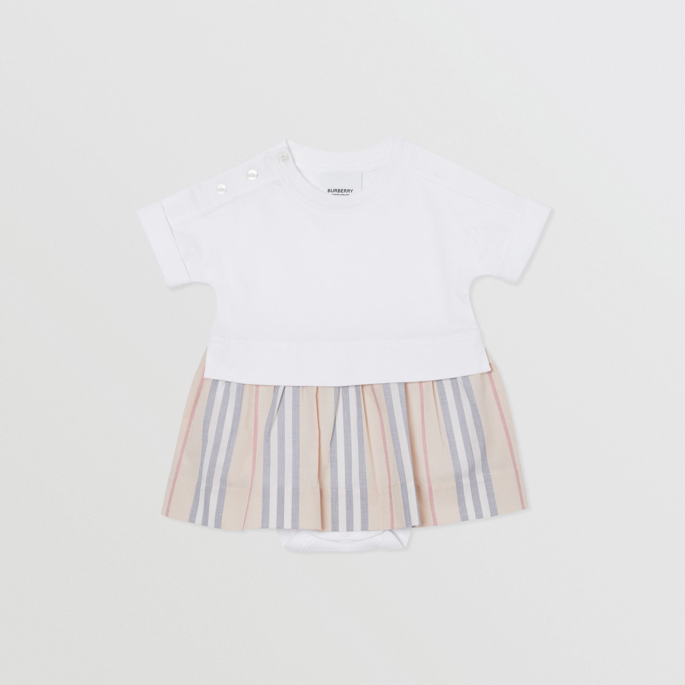 Baby Girls White Cotton Dress