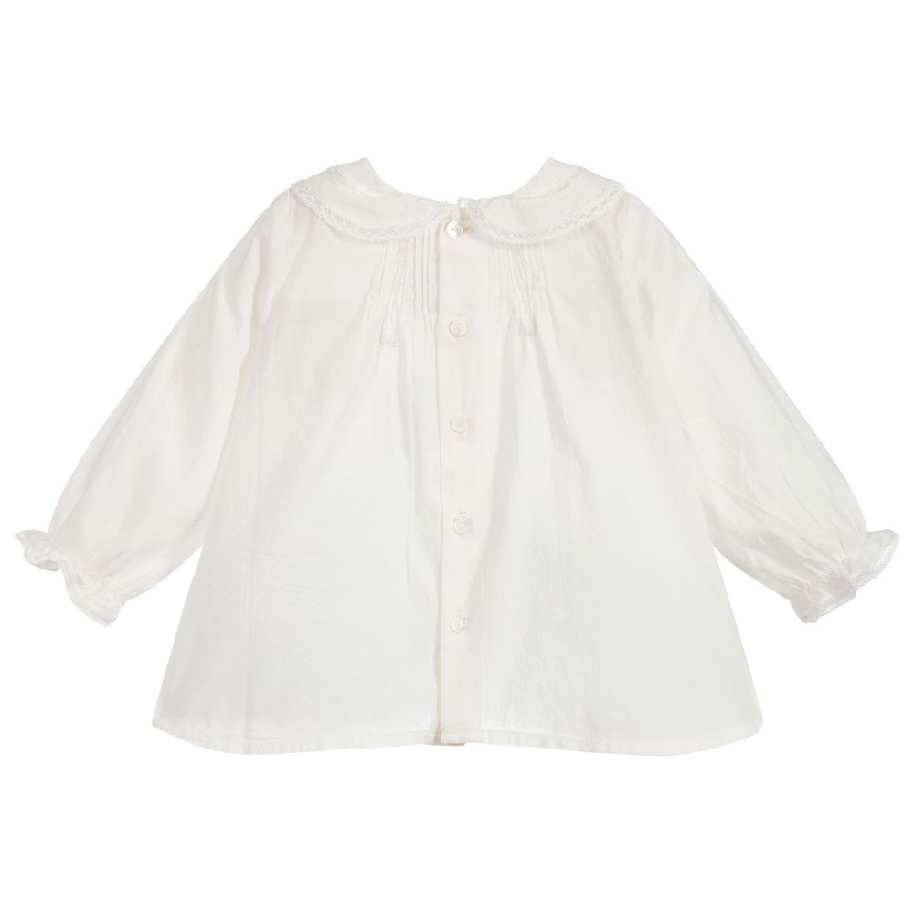 女小童白色上衣