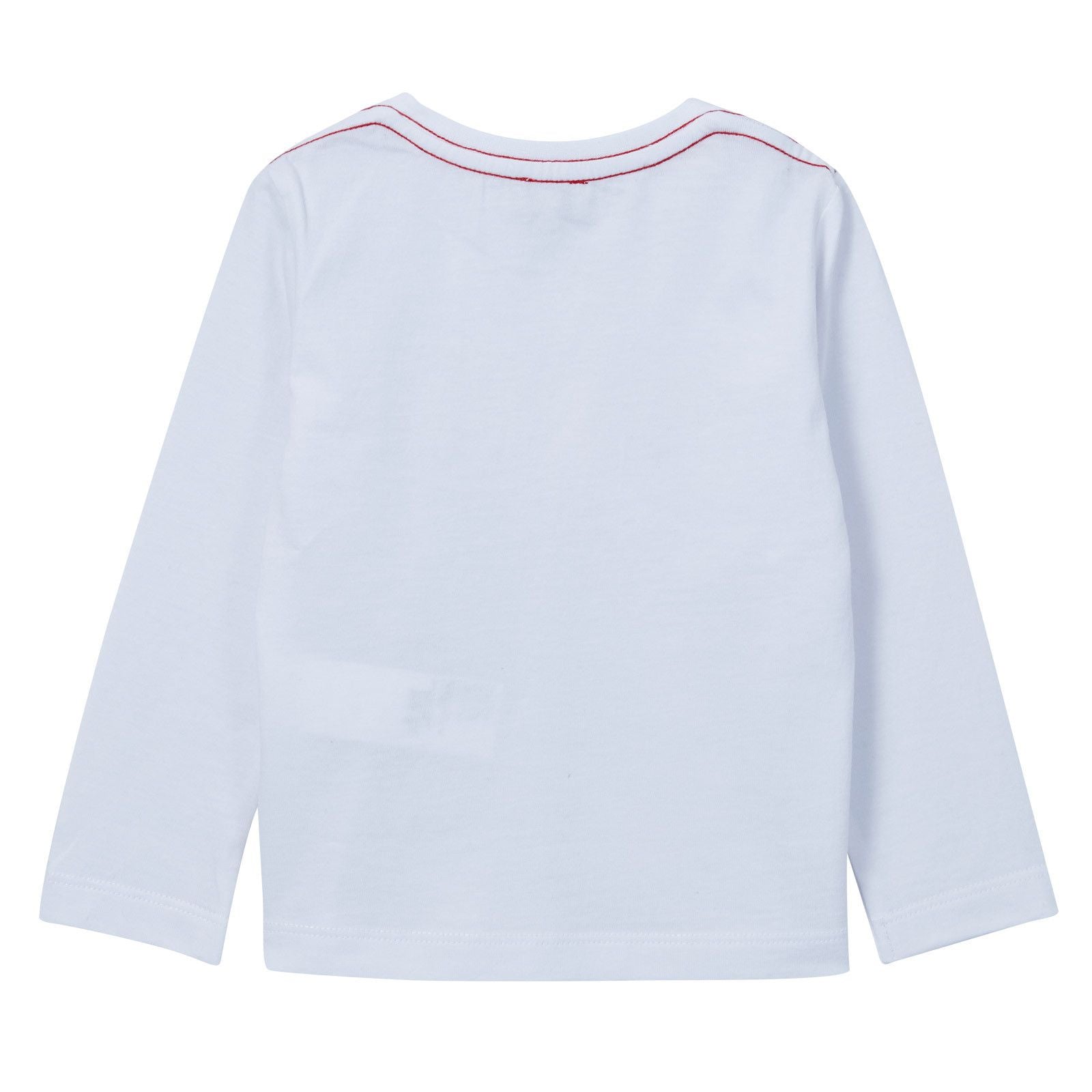 Boys White Cotton Jersey Zebra Printed T-Shirt - CÉMAROSE | Children's Fashion Store - 2