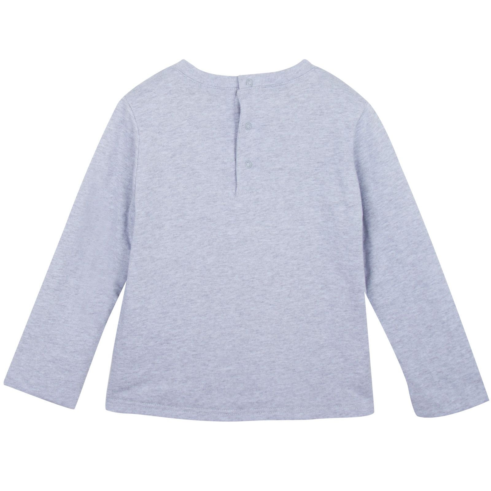 Baby Grey Tiger Embroidered Sweatshirt With Green Lining - CÉMAROSE | Children's Fashion Store - 2