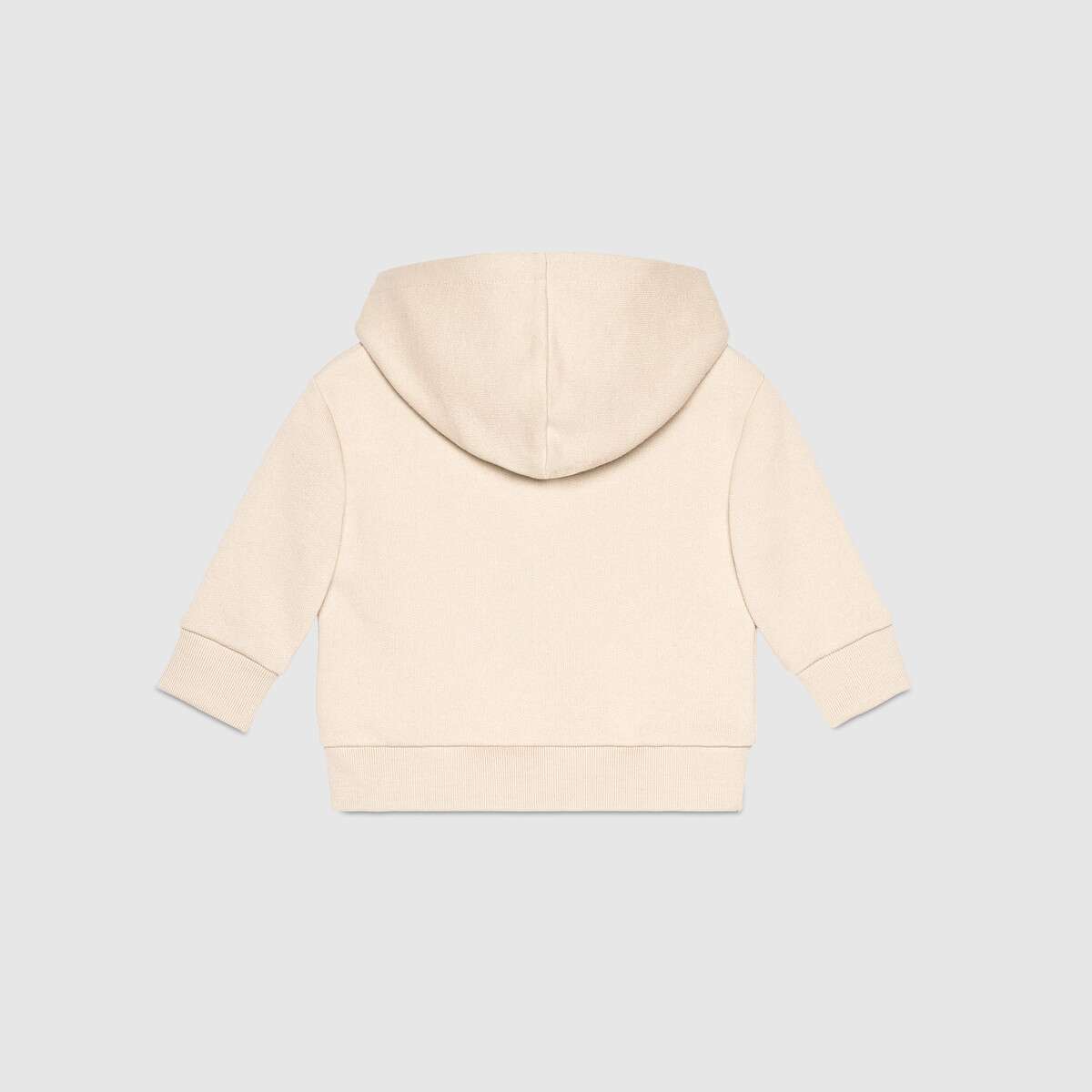 Baby Girls White Logo Cotton Sweatshirt