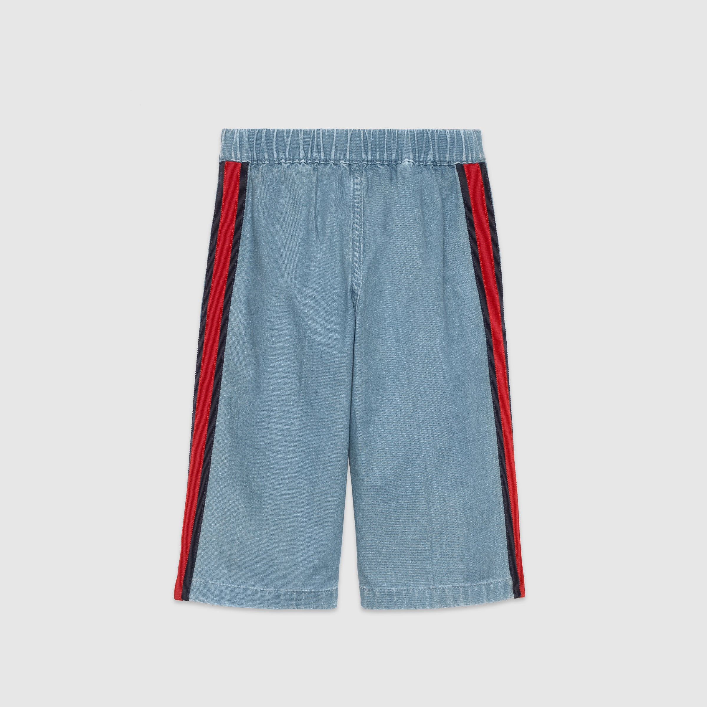 Girls Light Blue Denim Trousers