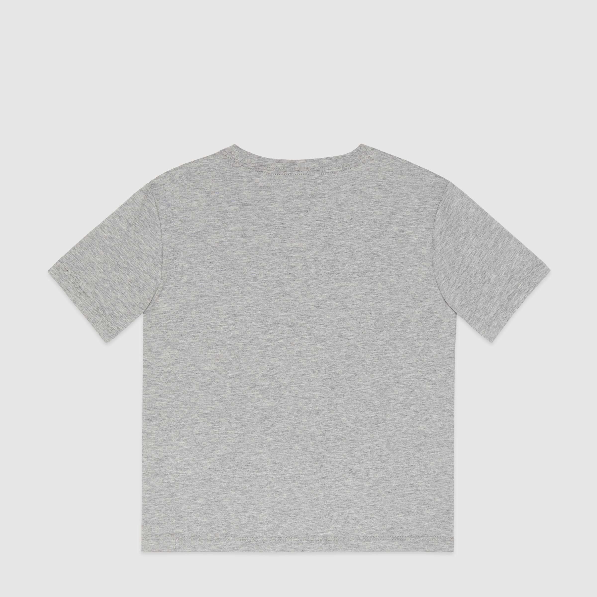 Boys Grey Tennis Cotton T-shirt