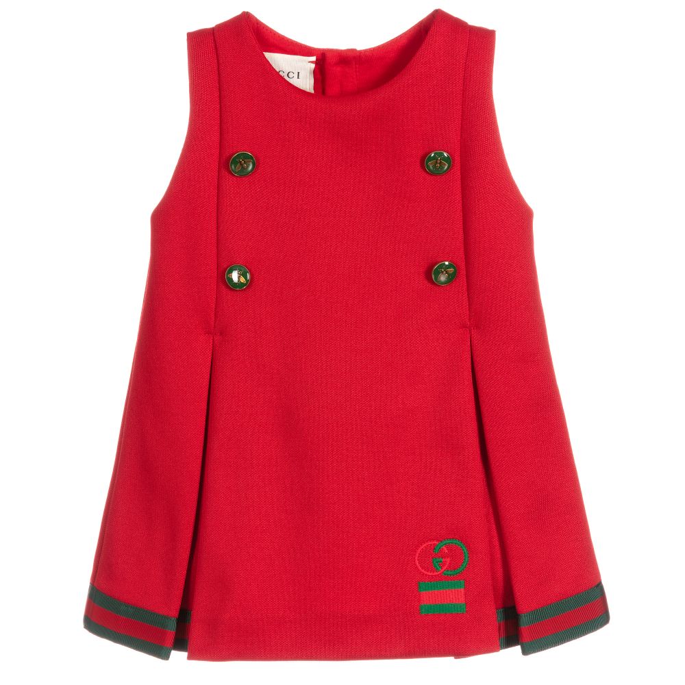 Baby Girls Red Jersey Dress