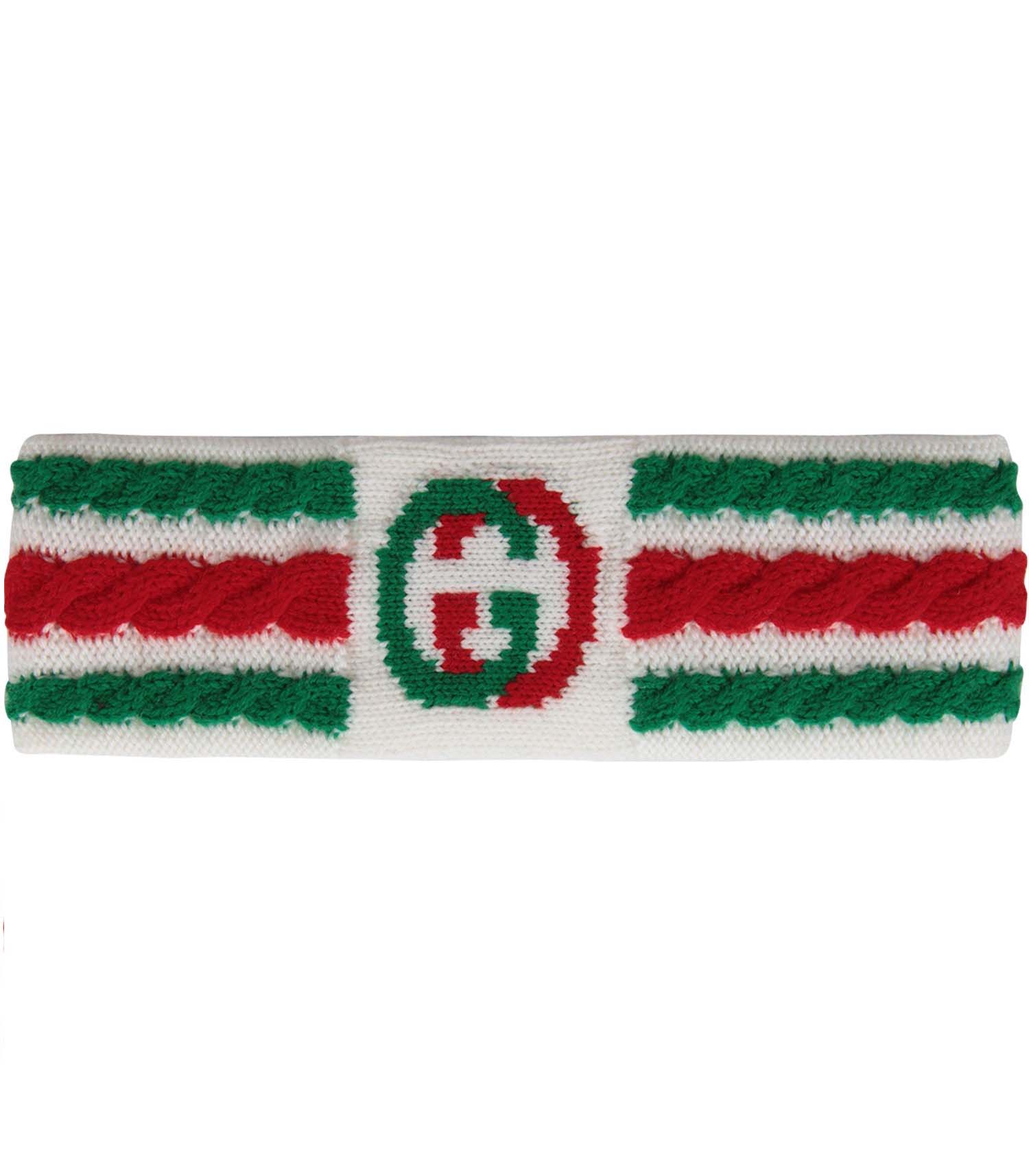 Boys & Girls White Wool Headband