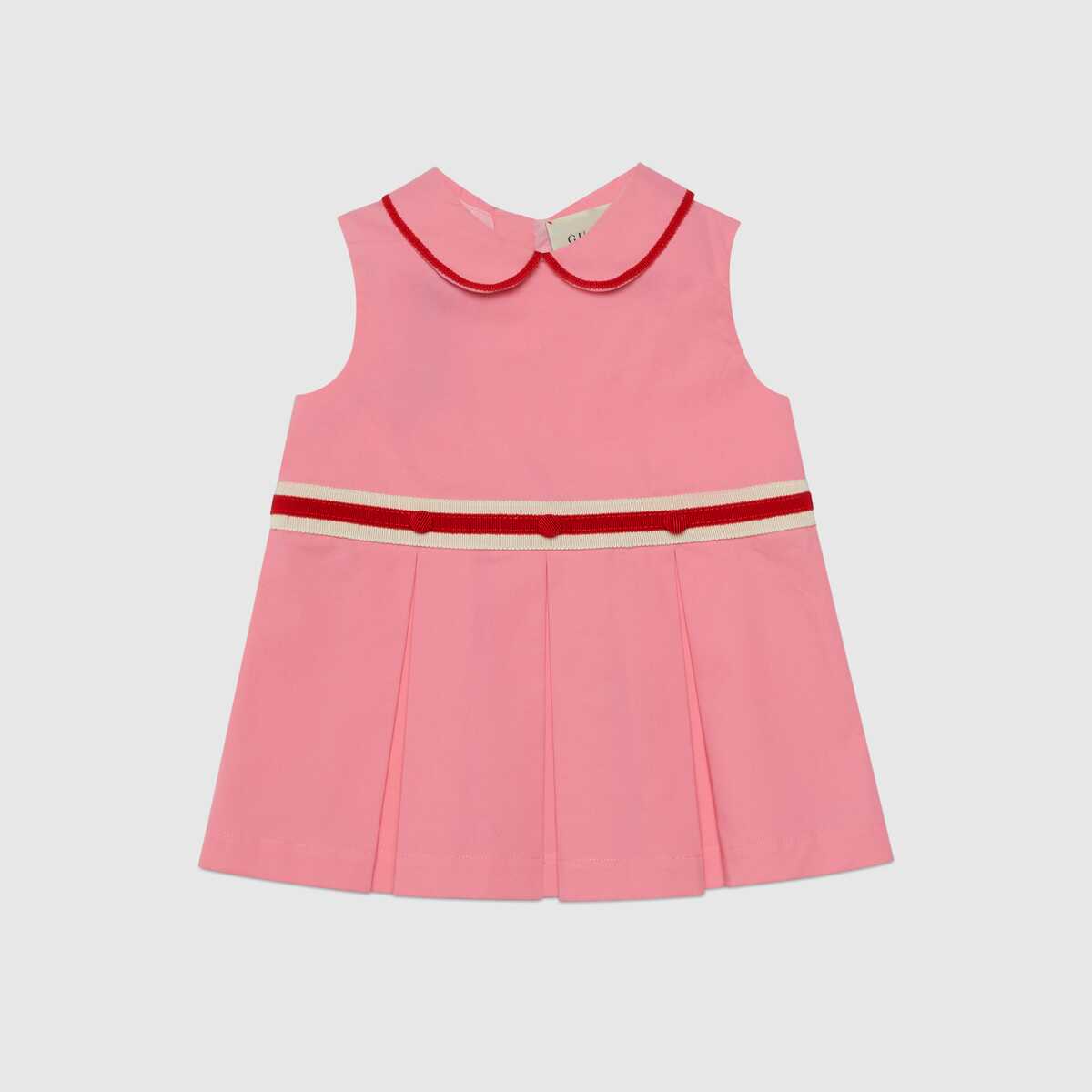 Baby Girls Pink Cotton Dress