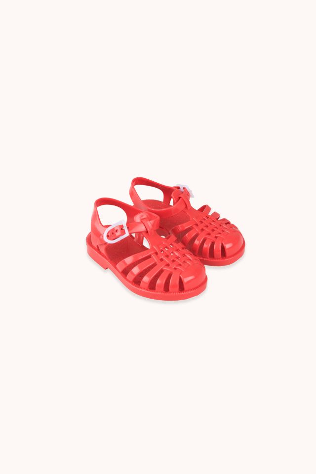 Girls Red Jelly Sandals