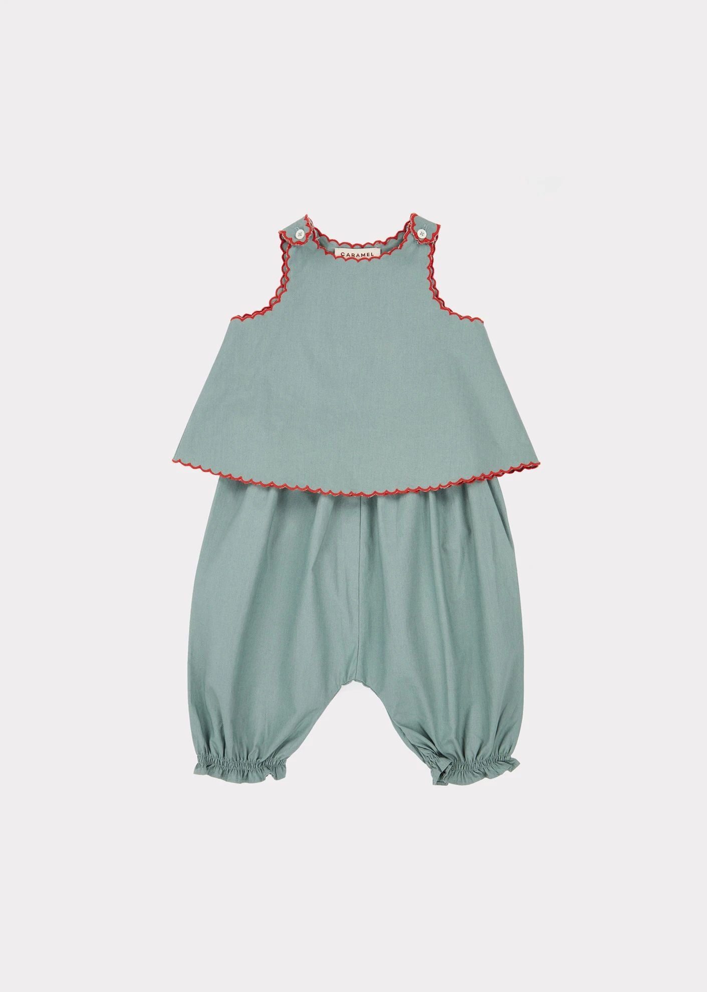 Baby Girls Green Cotton Set