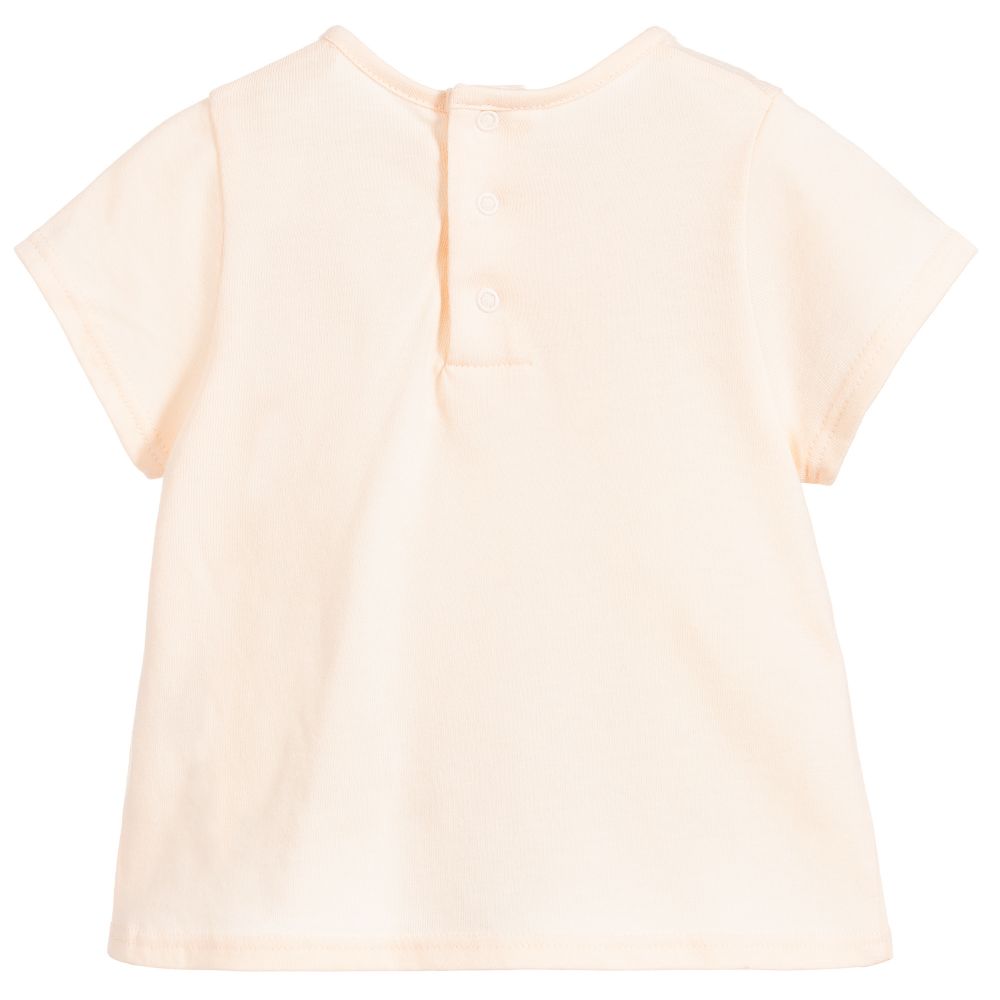 Baby Girls Pink Logo T-shirt