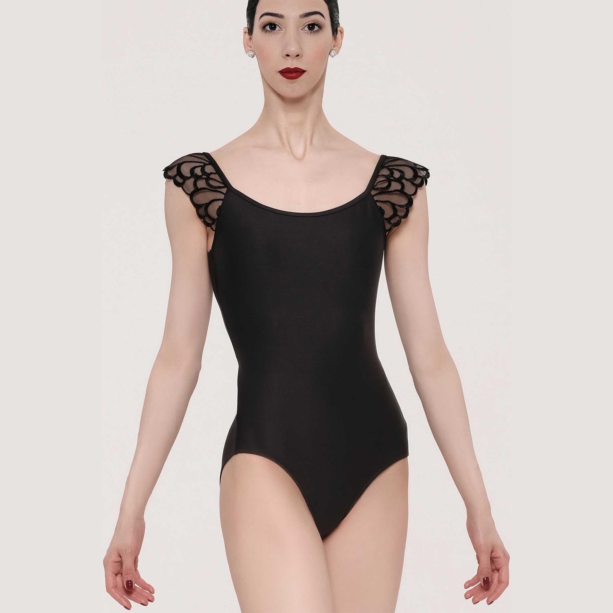 Girls Black Ballet Onesies