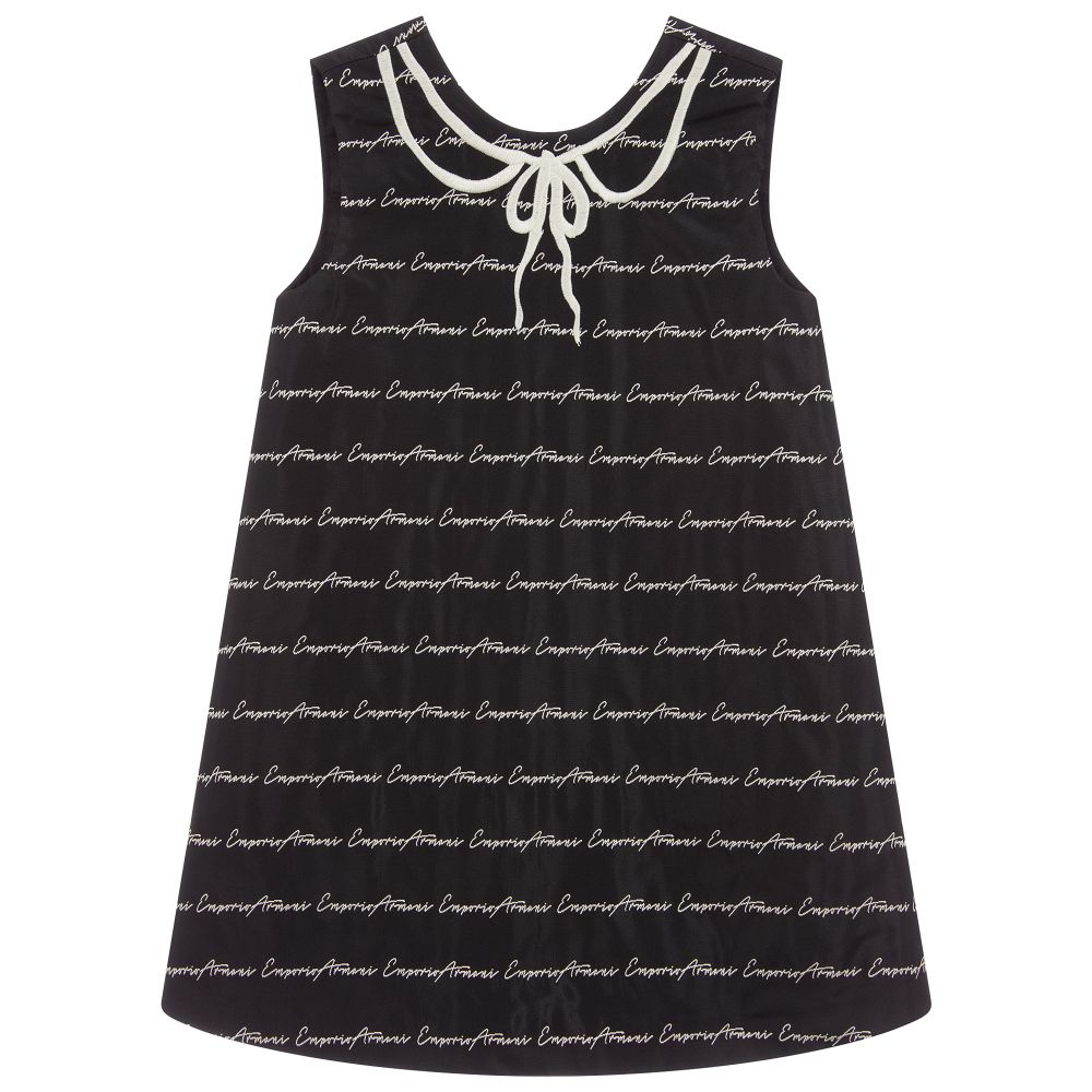 Girls Blue Logo Dress