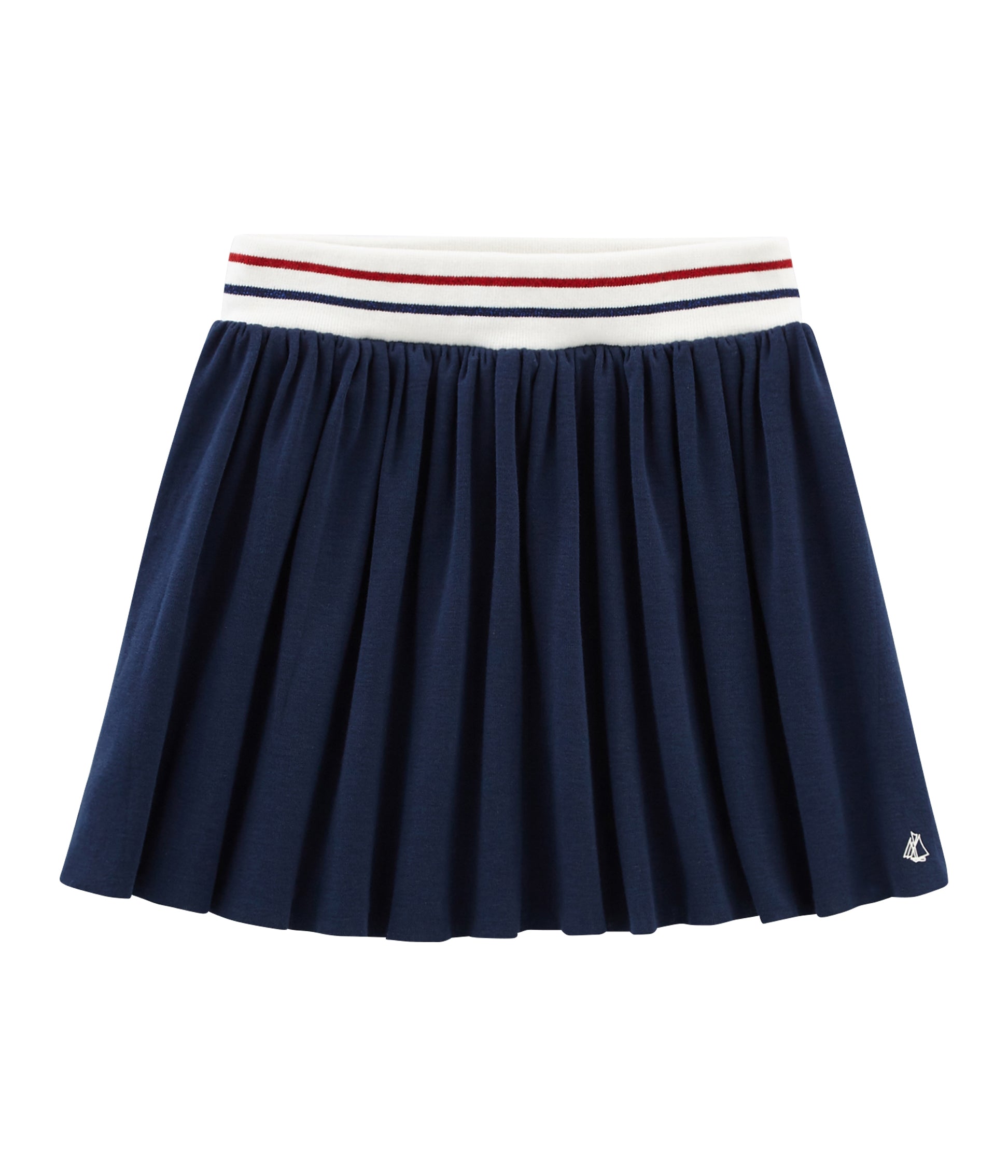 Girls Blue Cotton Skirt
