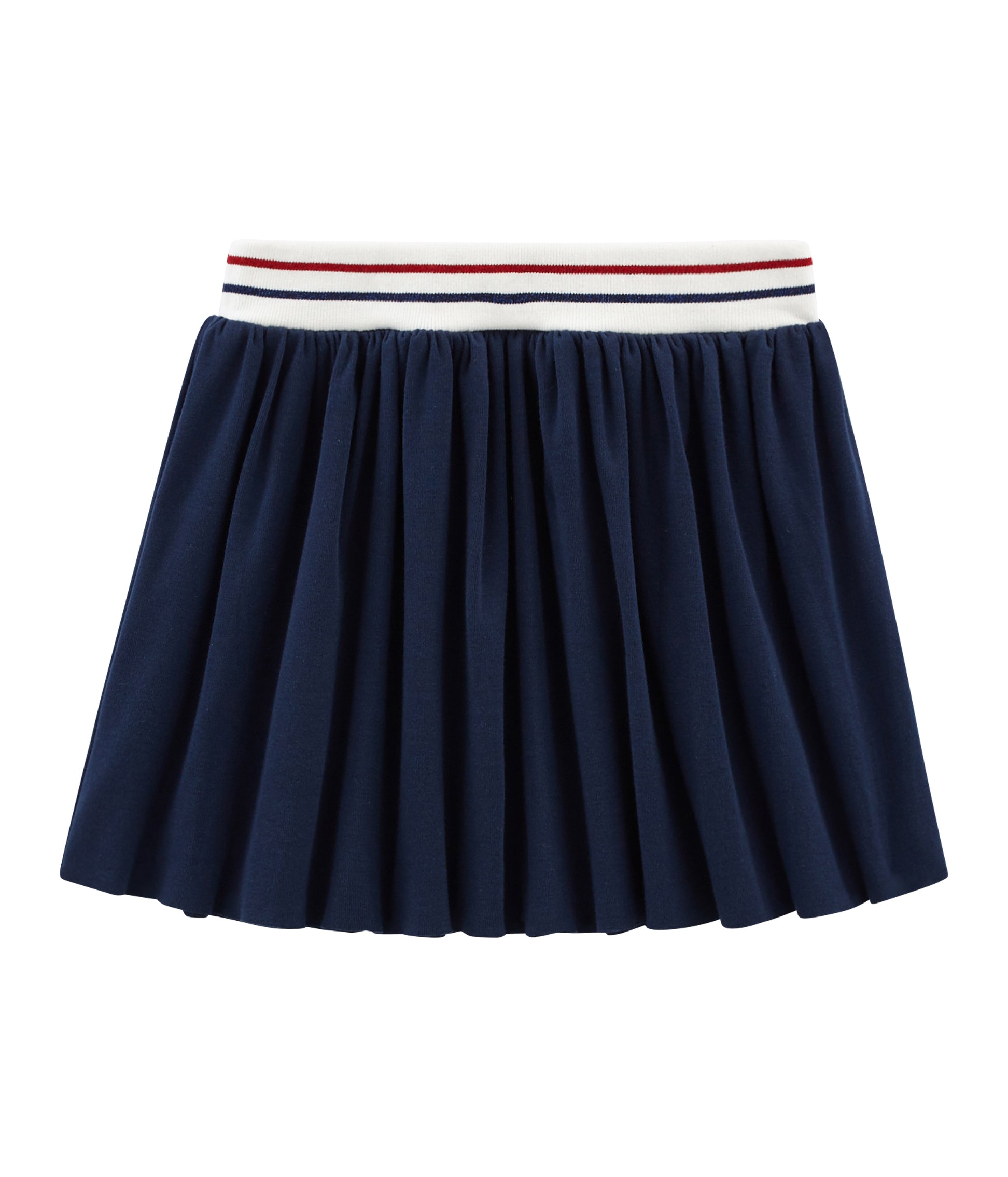 Girls Blue Cotton Skirt