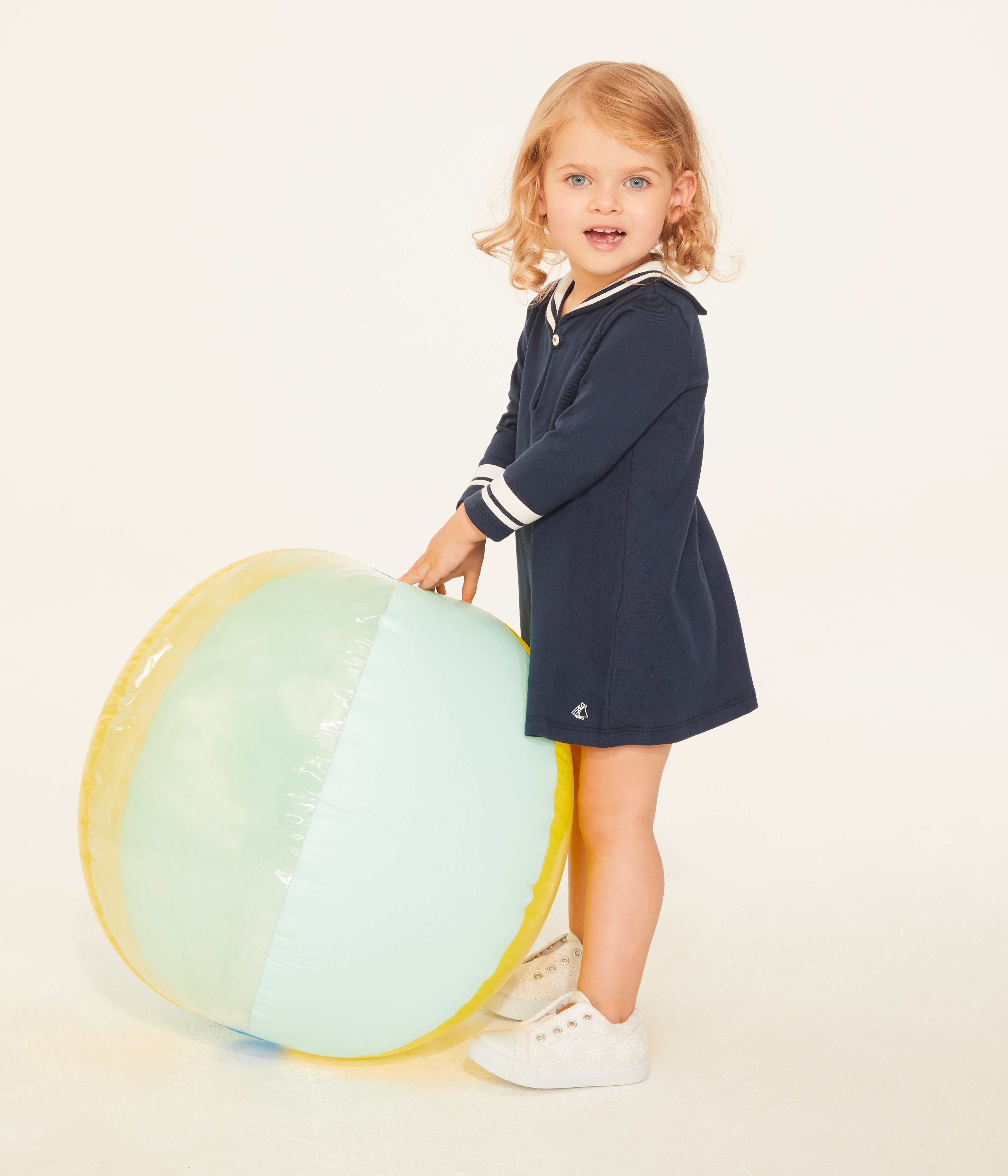 Baby Girls Blue Cotton Top
