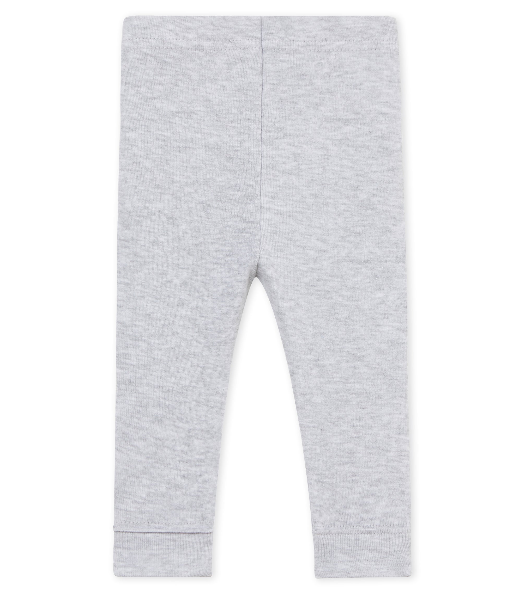Baby Girls Grey Cotton Leggings