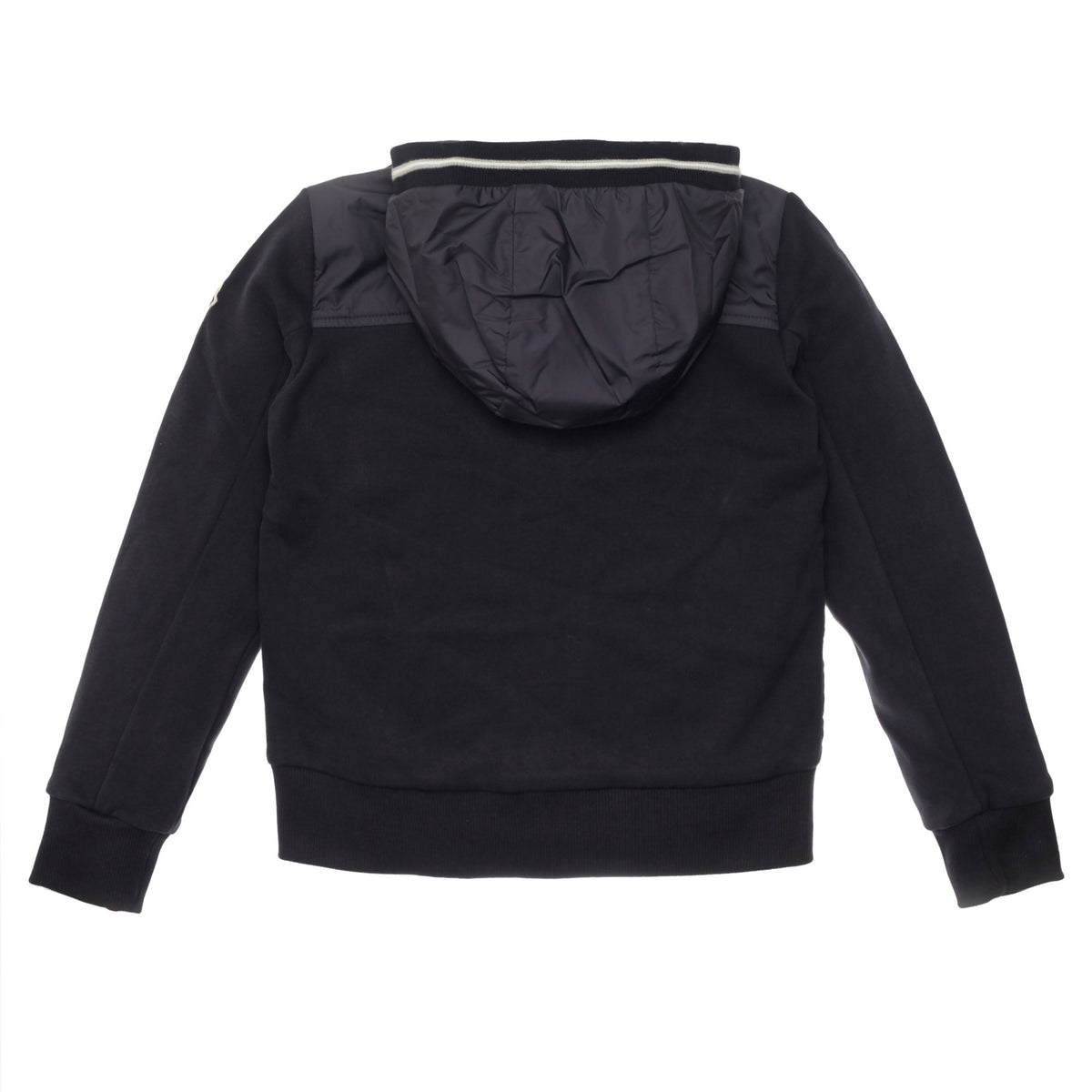 Girls Navy Blue Knitted Hooded Cardigan - CÉMAROSE | Children's Fashion Store - 3