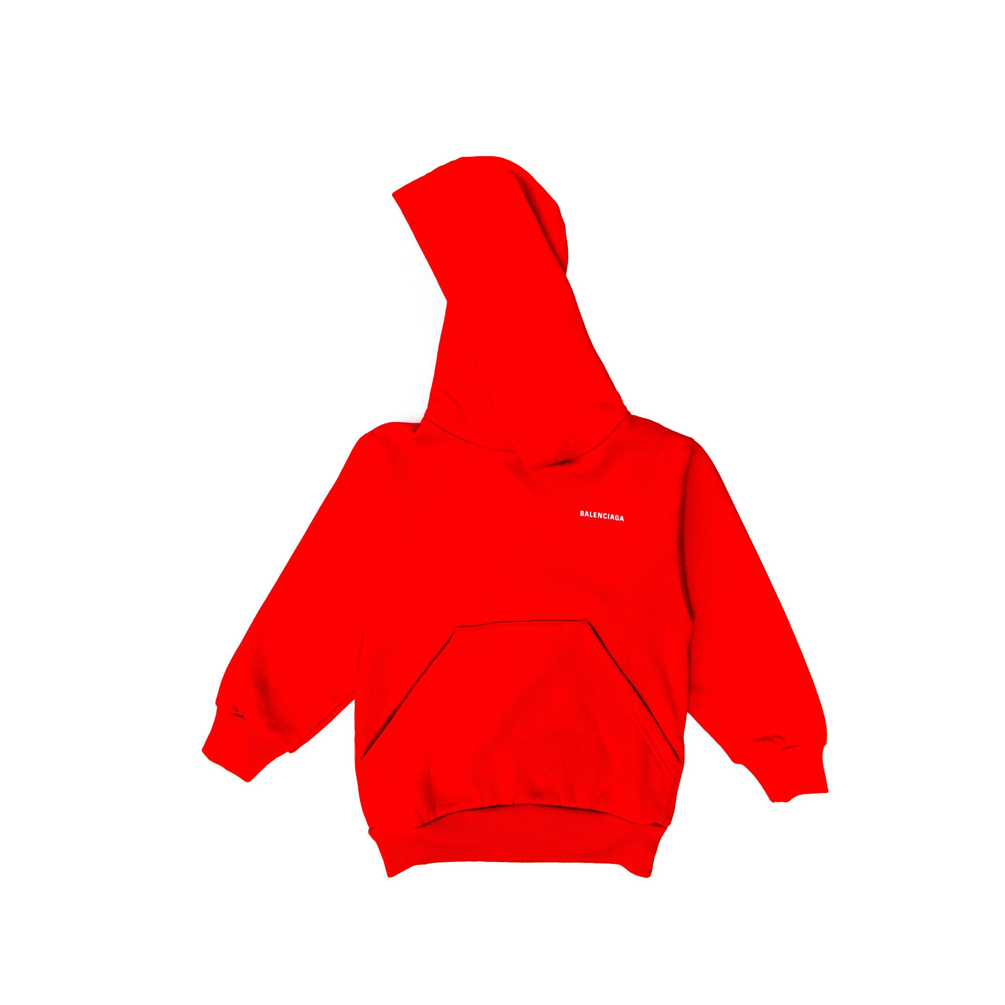 Boys & Girls Red Logo Cotton Sweatshirt