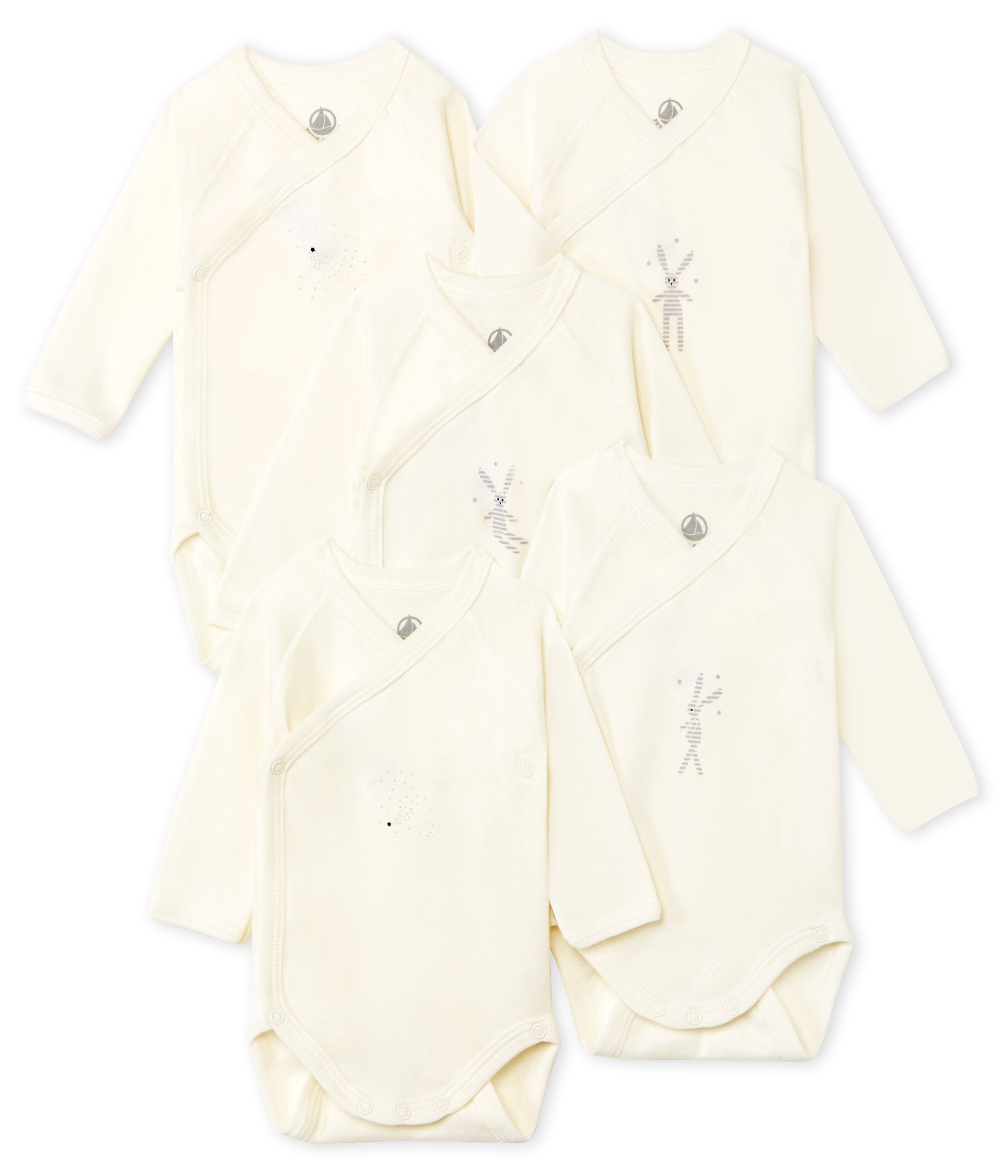 Baby Boys & Girls Beige Cotton Sets