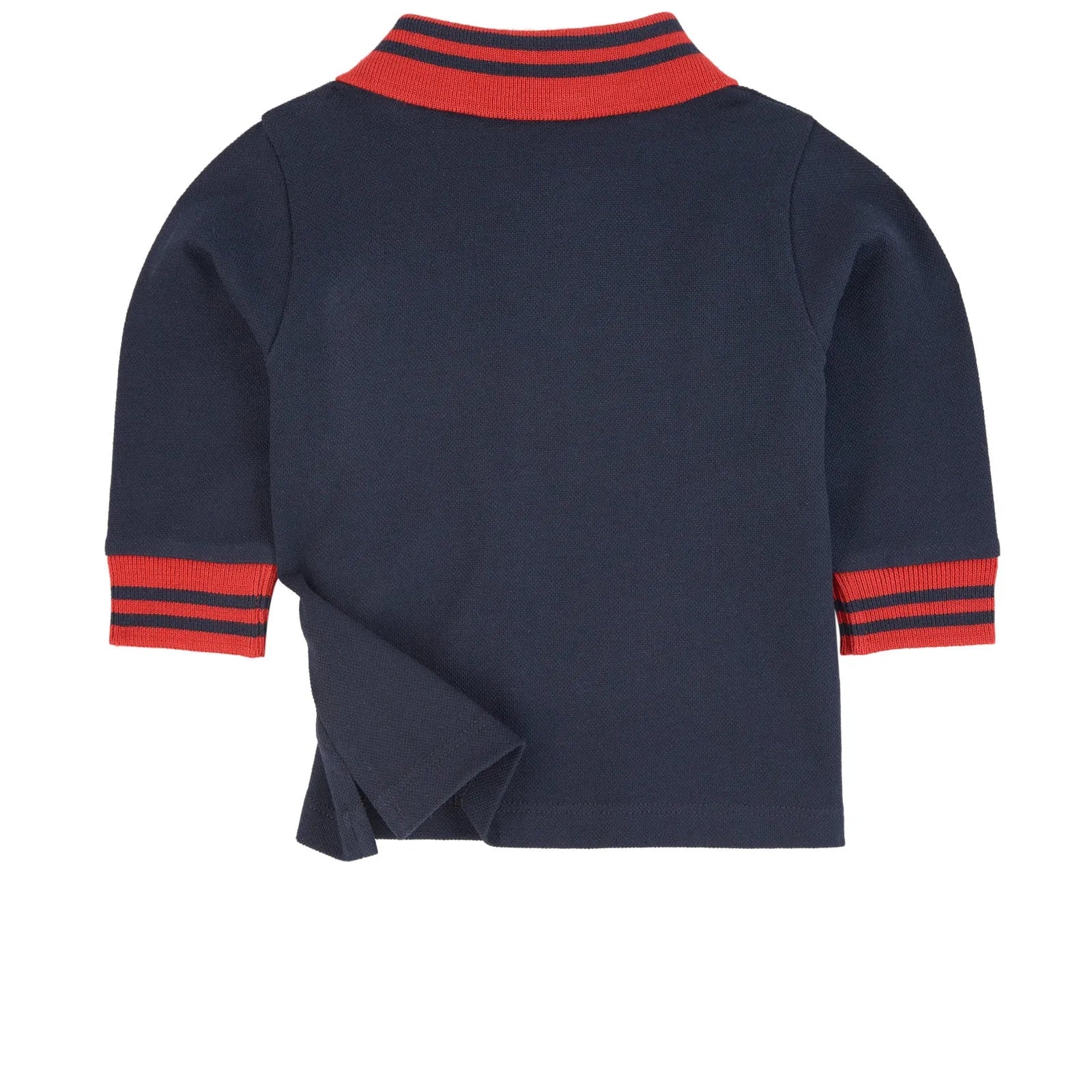 Boys Navy "LS" Polo Shirt