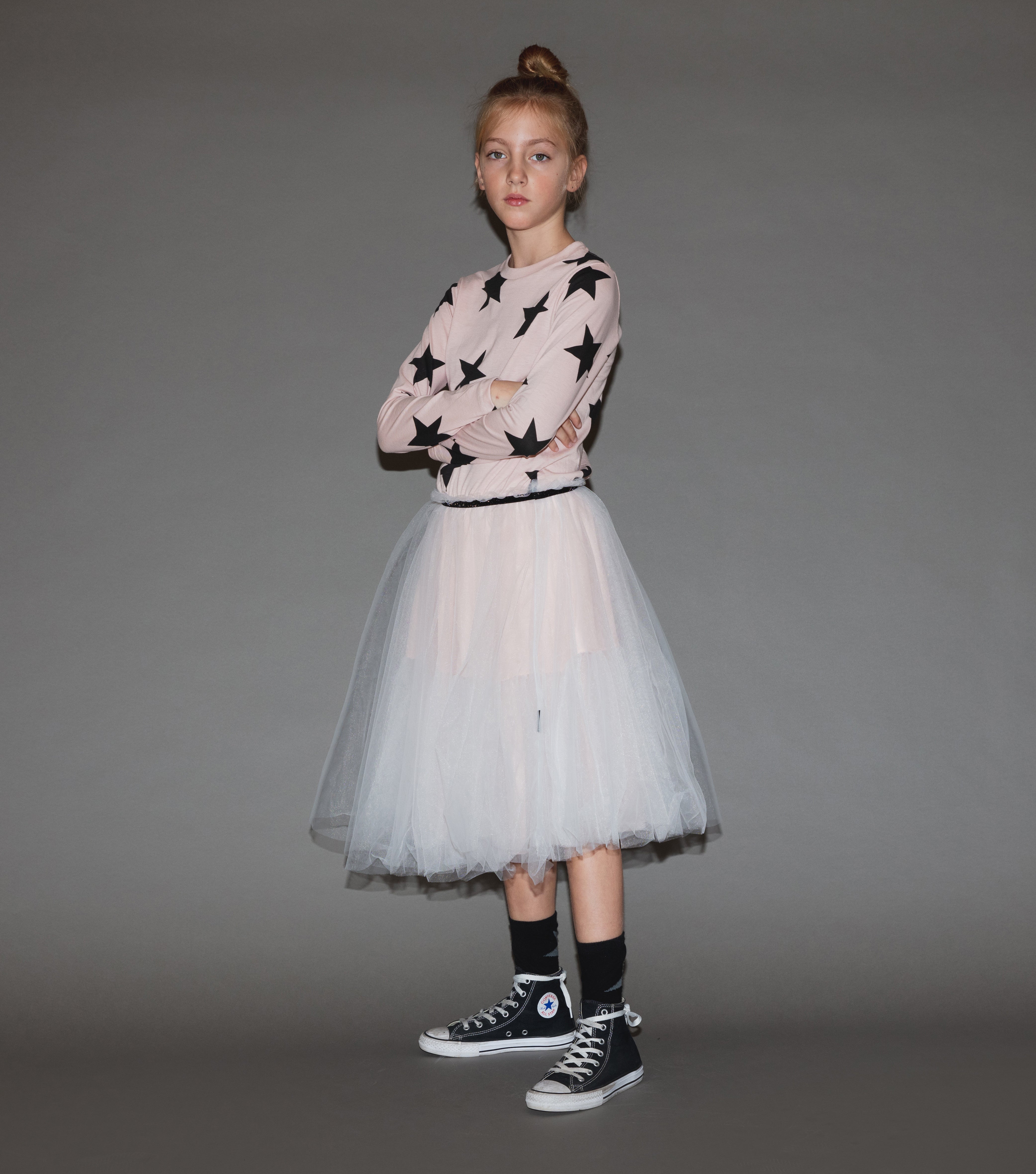 Girls Pink Star Dress