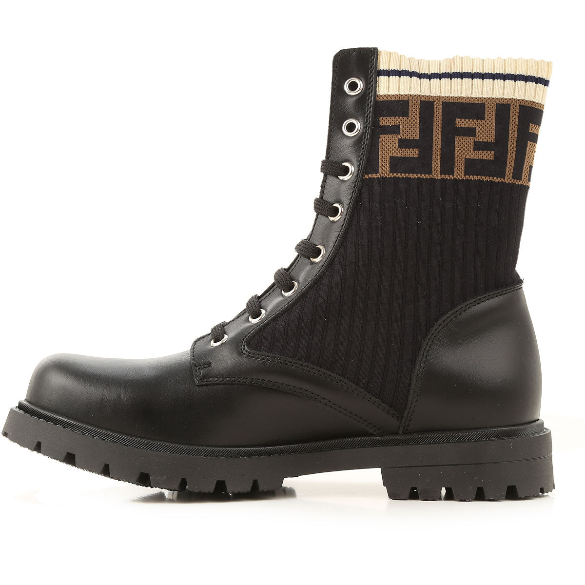 Boys & Girls Black FF Boots