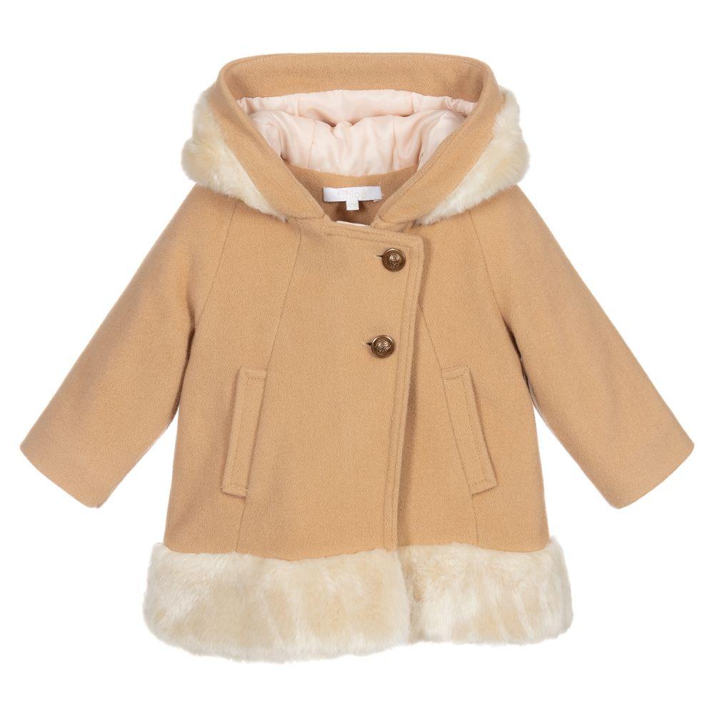 Baby Girls Biscuit Coat
