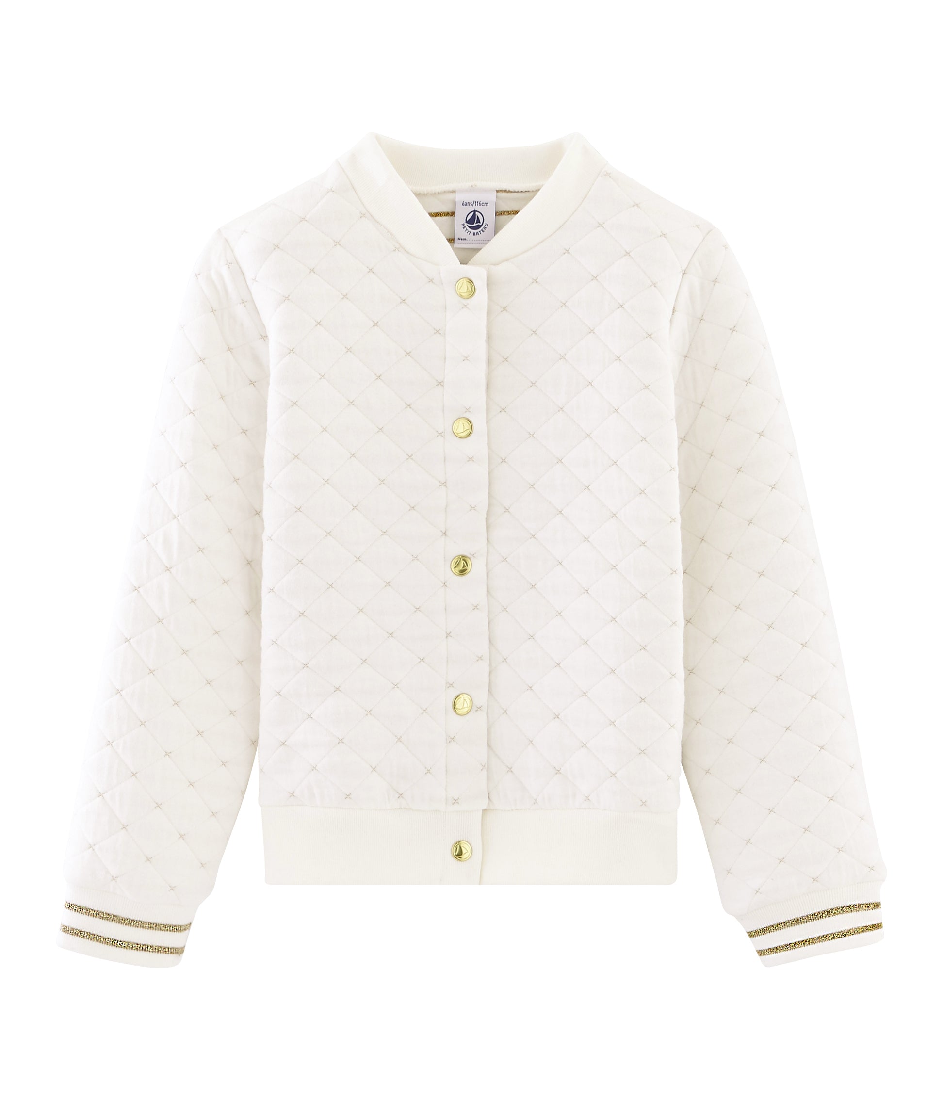 Girls White Cardigan