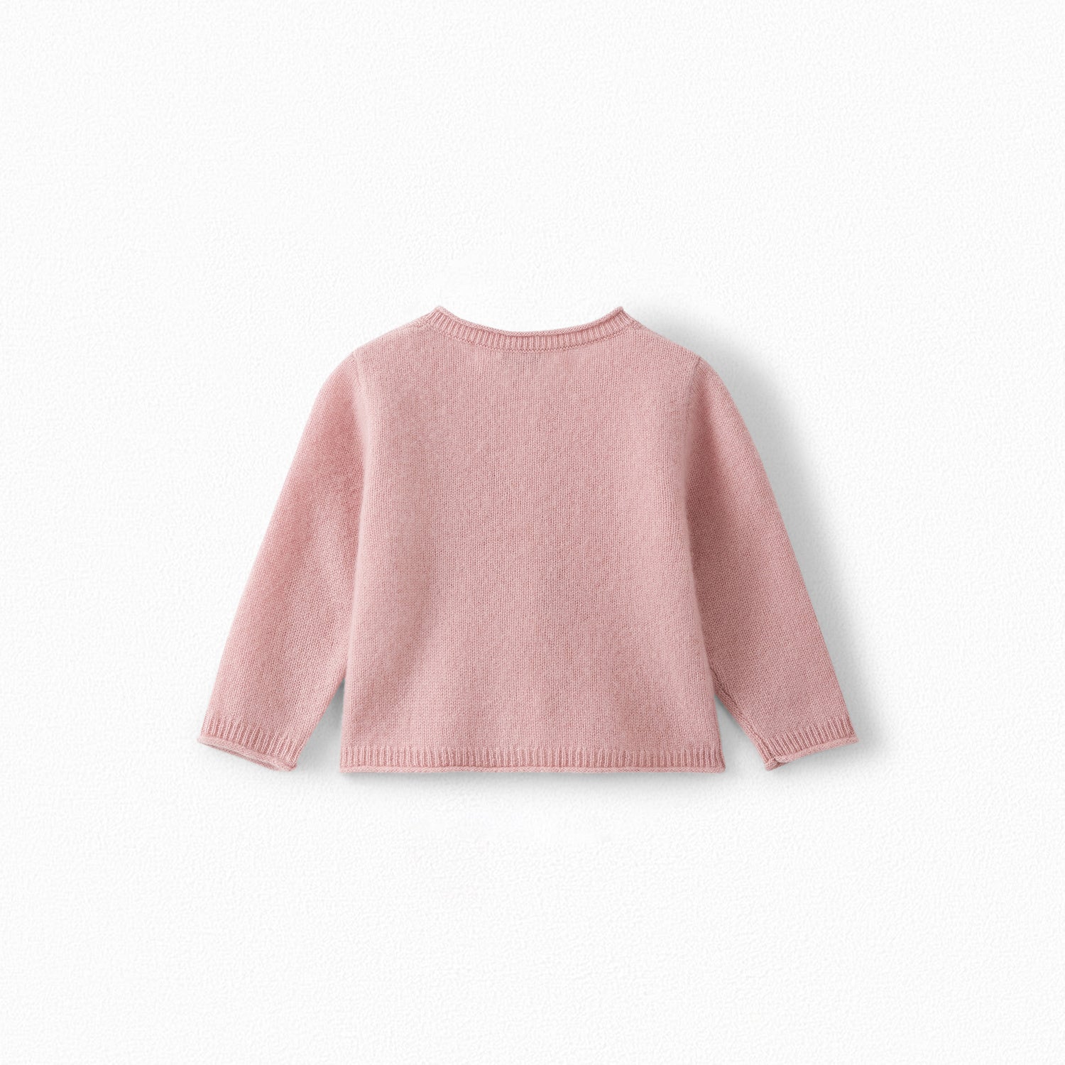 Baby Girls Faded Pink Cashmere Cardigan