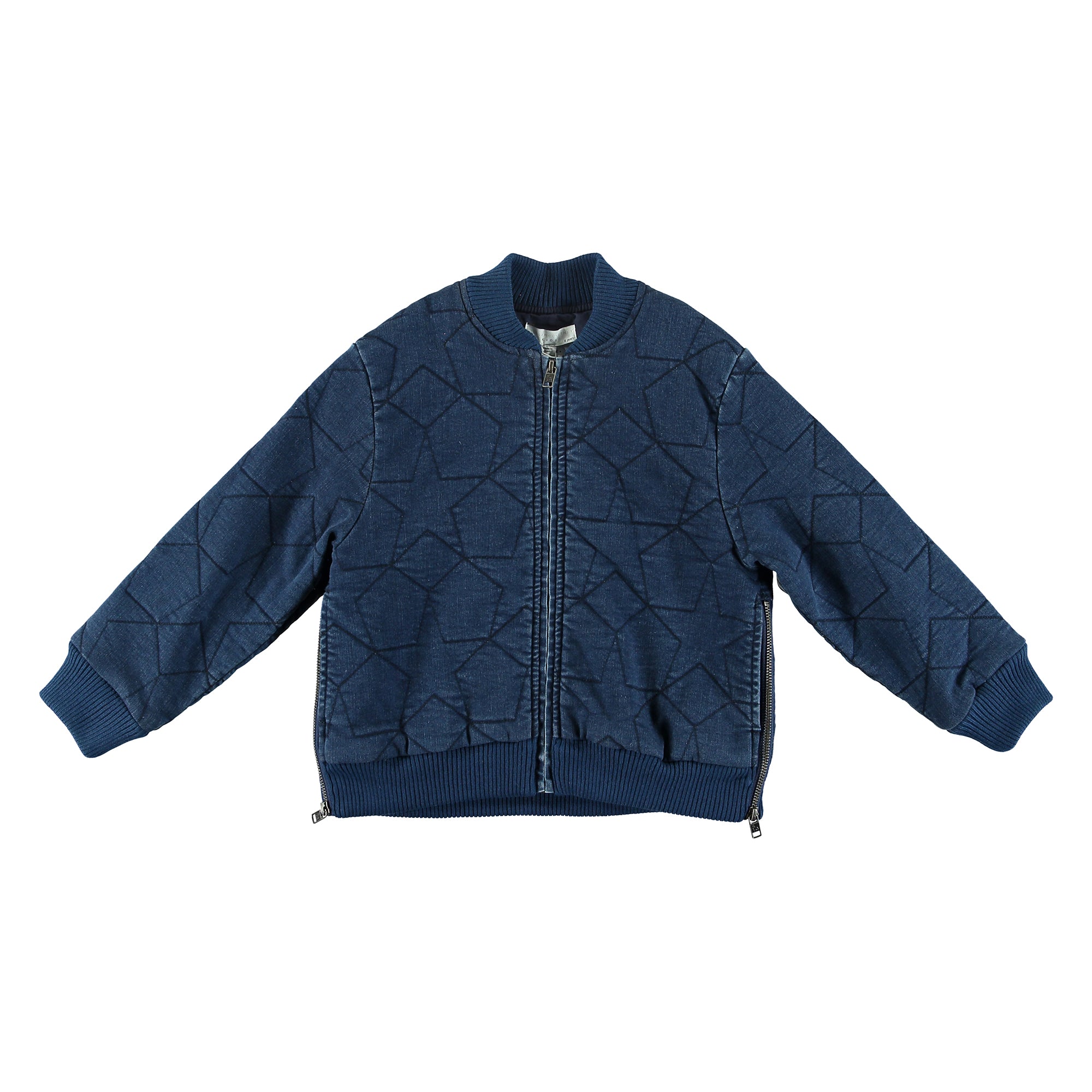 Girls Dark Denim Cotton Outerwear Jacket