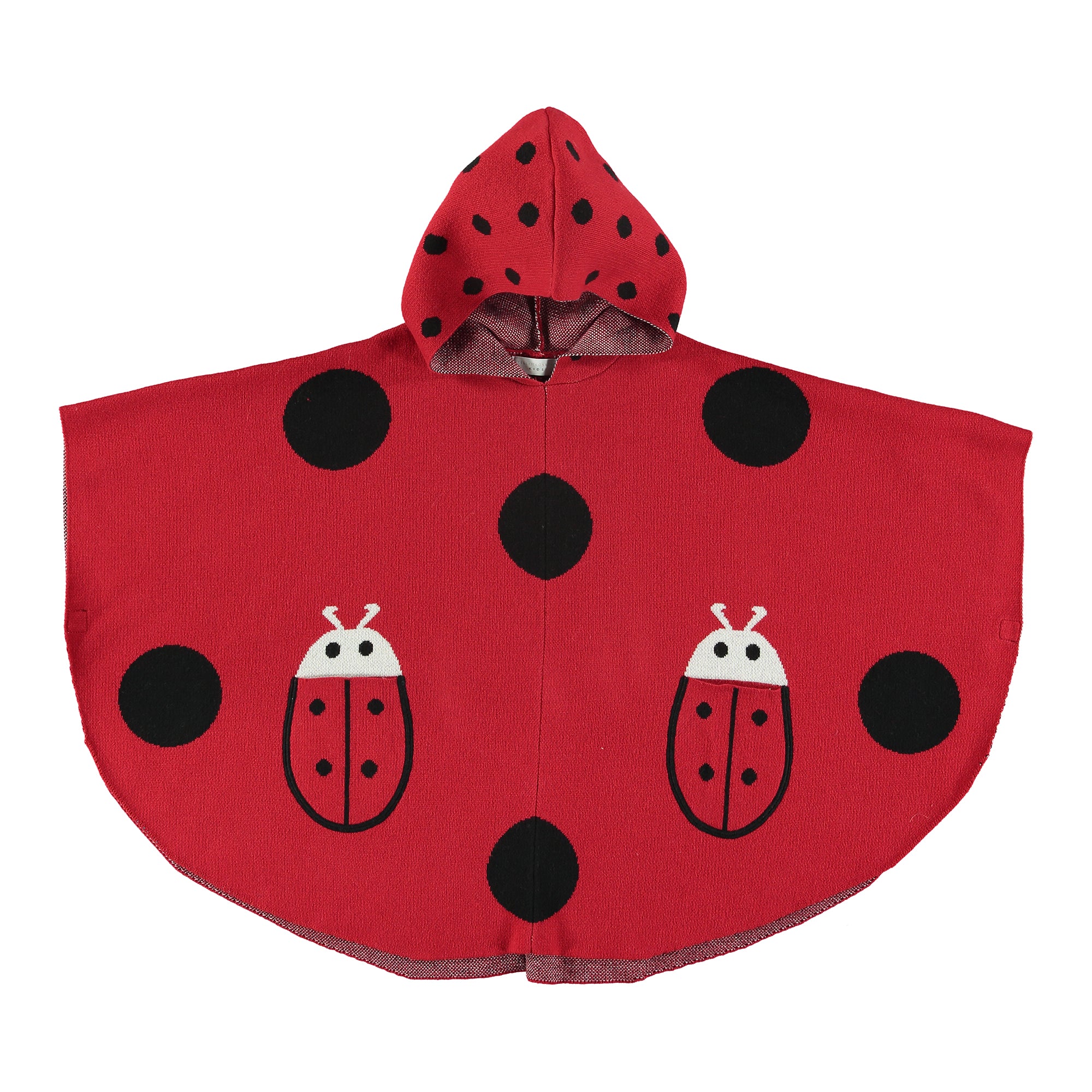 Girls Parrot Red Cotton Blanca Cape