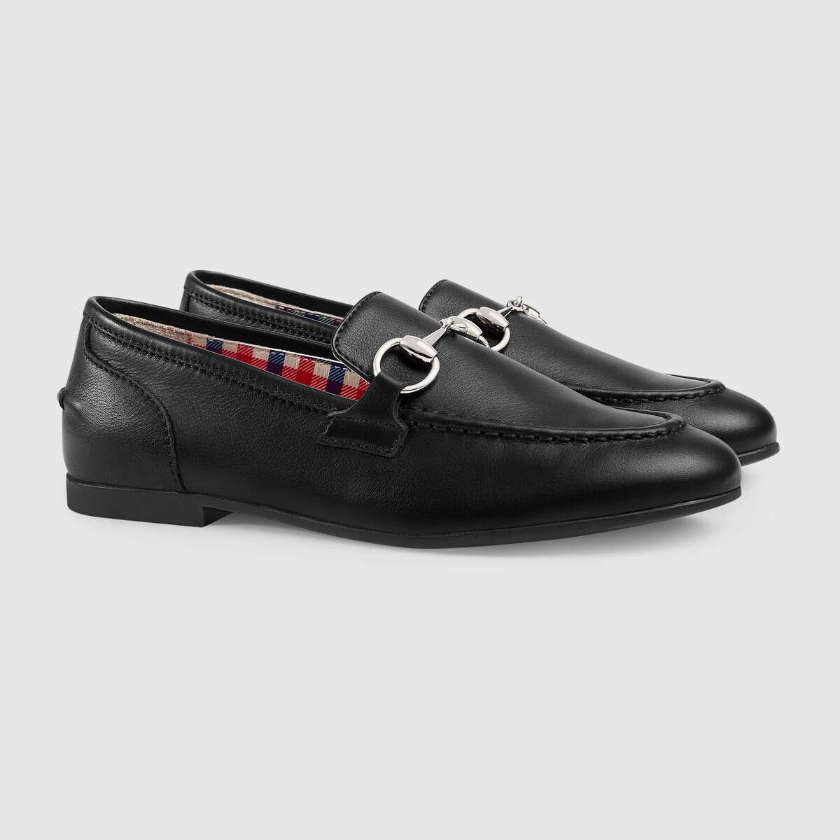 Girls Black Jordaan Leather Loafer